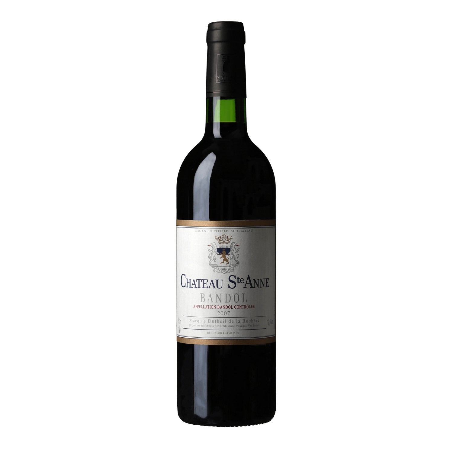 Ch. sainte anne bandol rouge 2007 12,5% 75cl