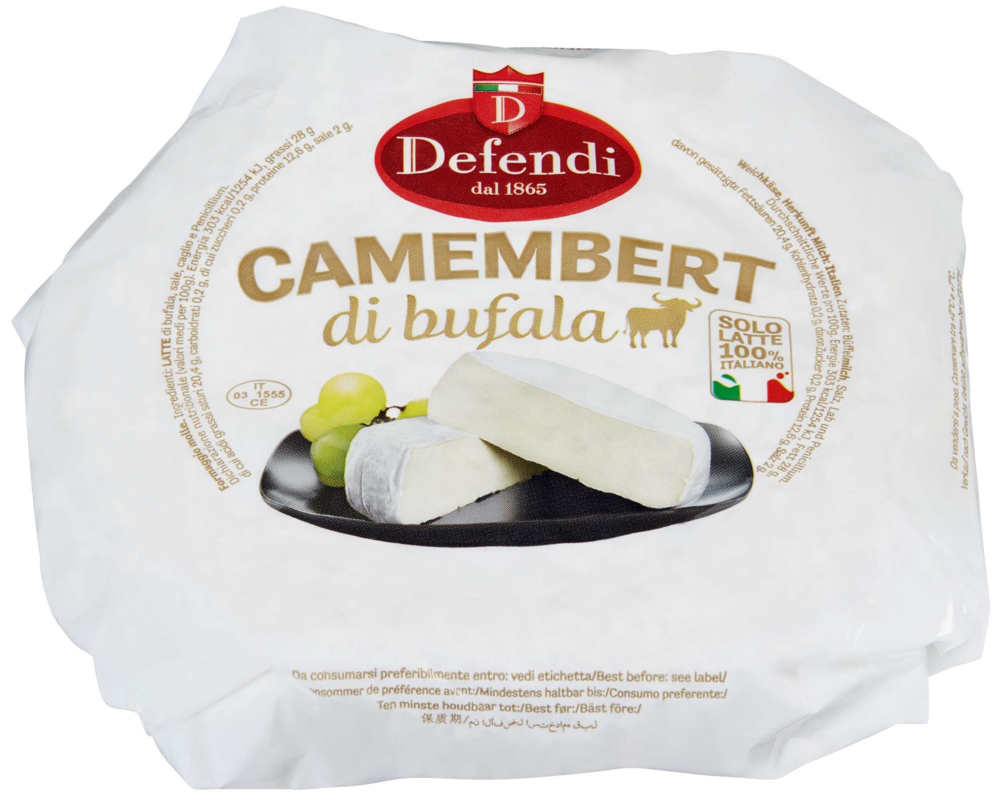 Camembert di bufala app300g   kg