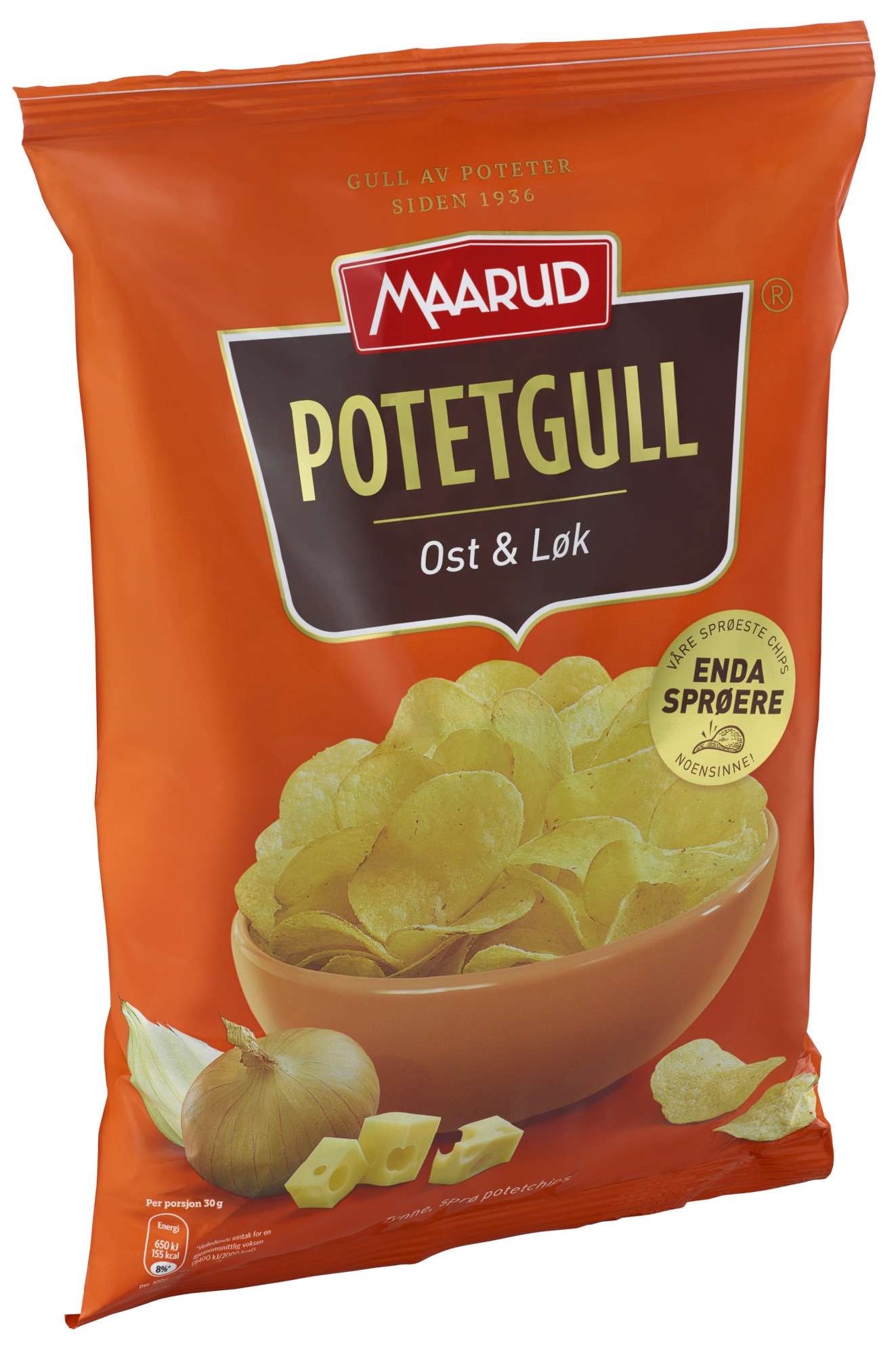 Potetgull ost&løk 200g
