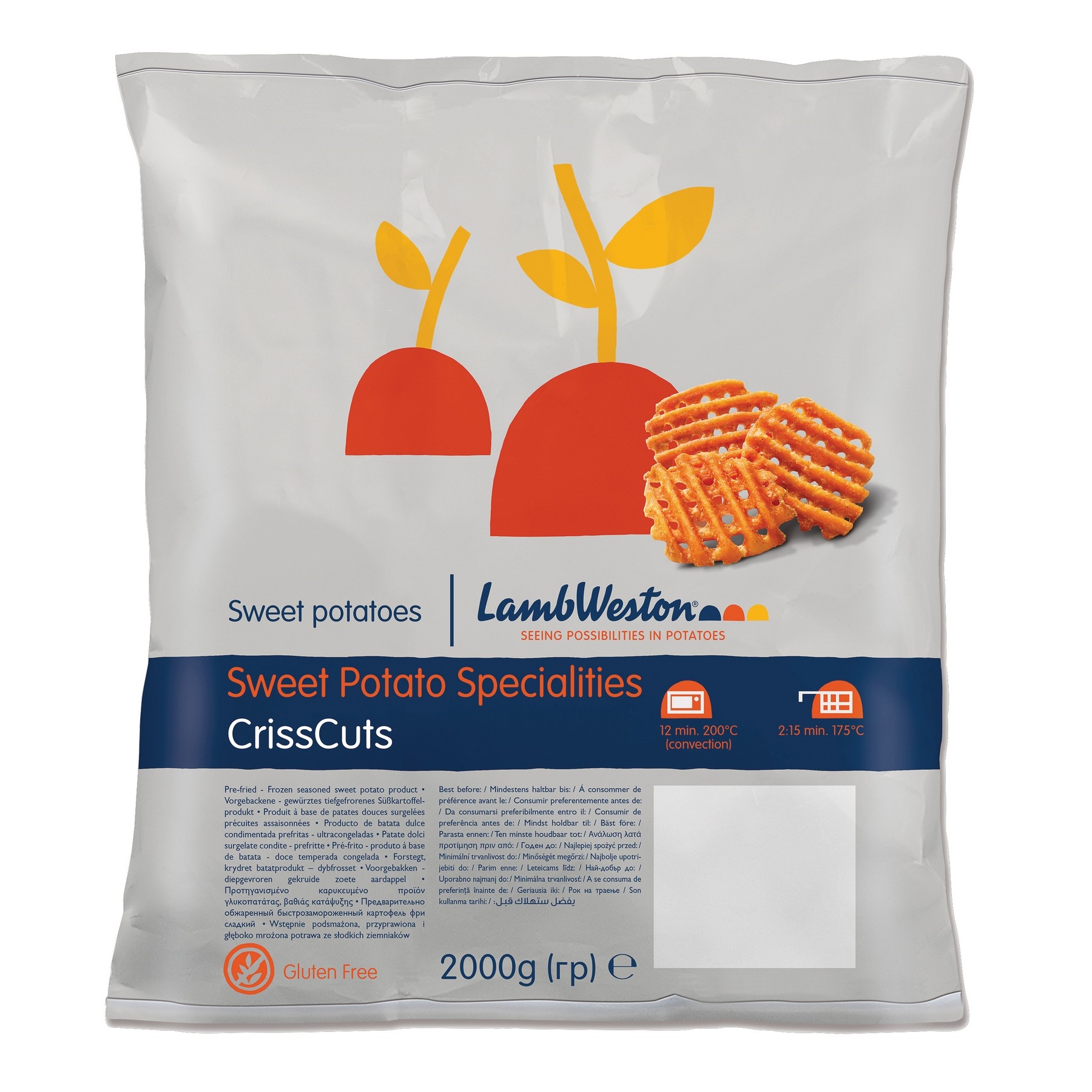 Søtpotet criss cut 2kg
