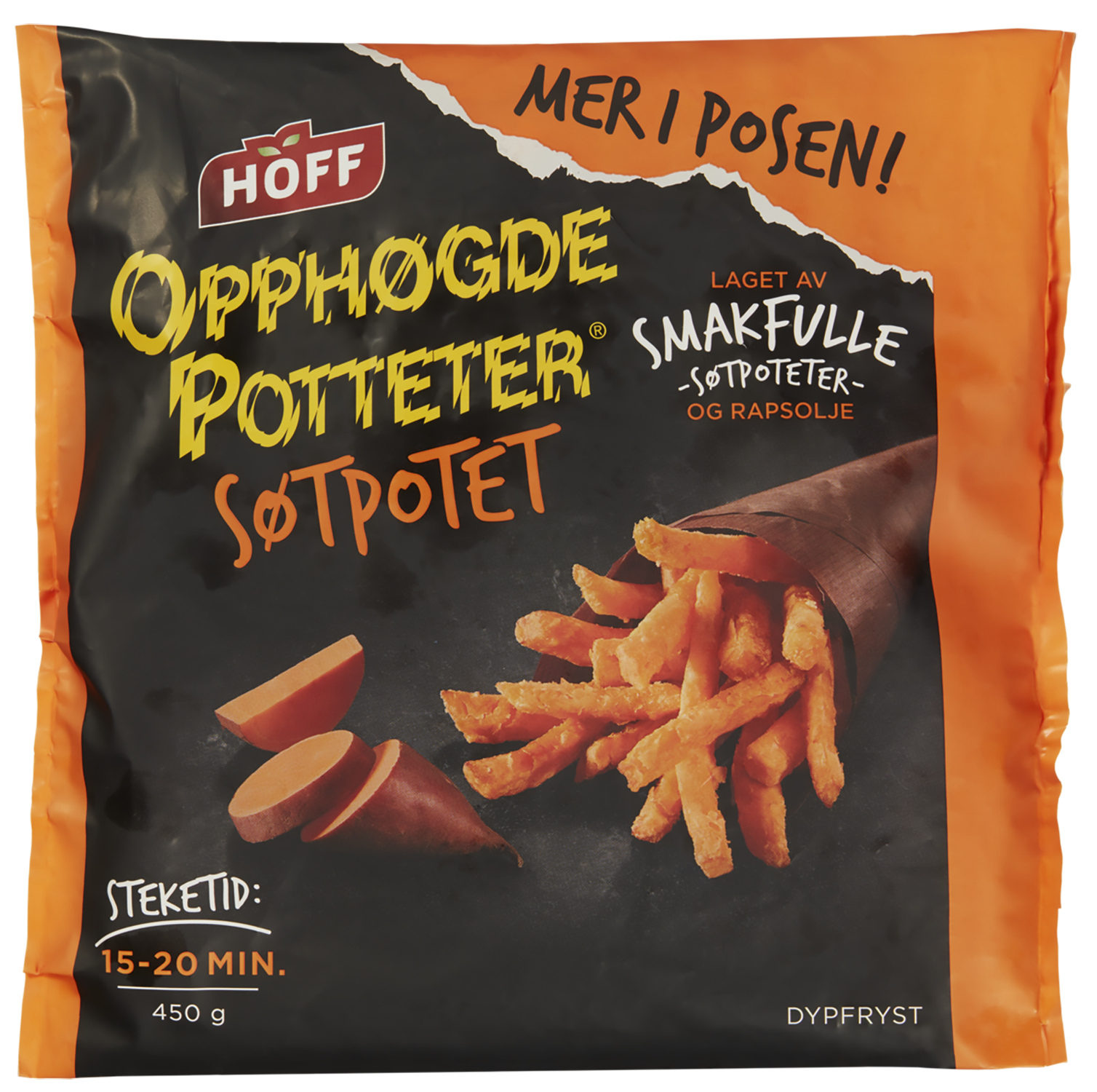 Opphøgde søtpotet 450g