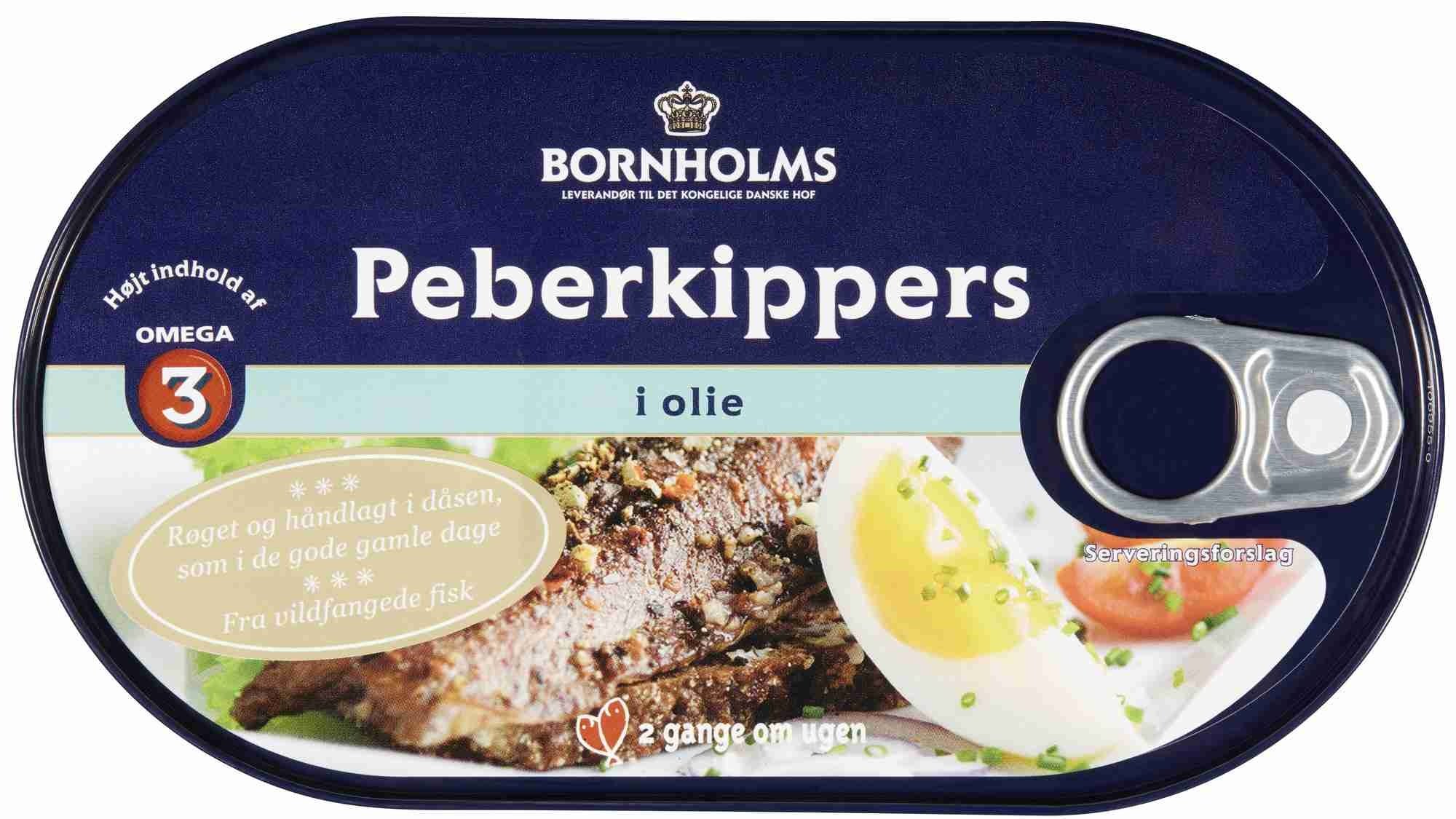 Pepperkippers i olje 190g