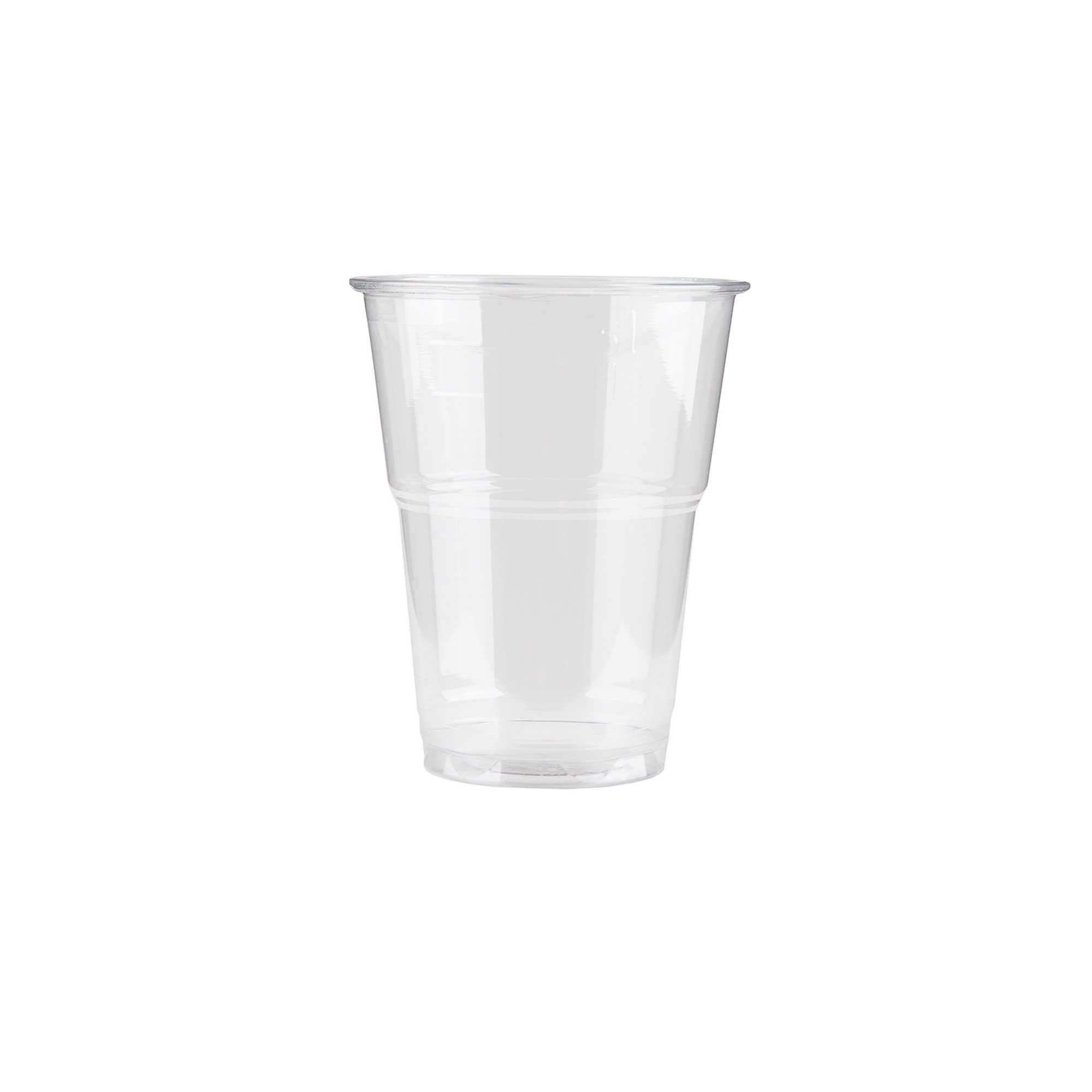 Plastglass 0,25l klar pet   50stk