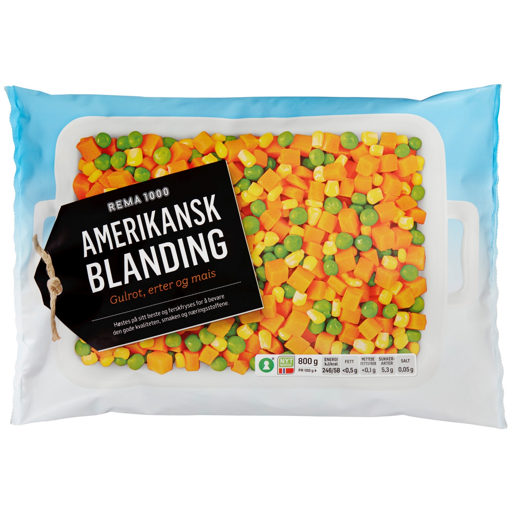 Frozen vegetables  800g