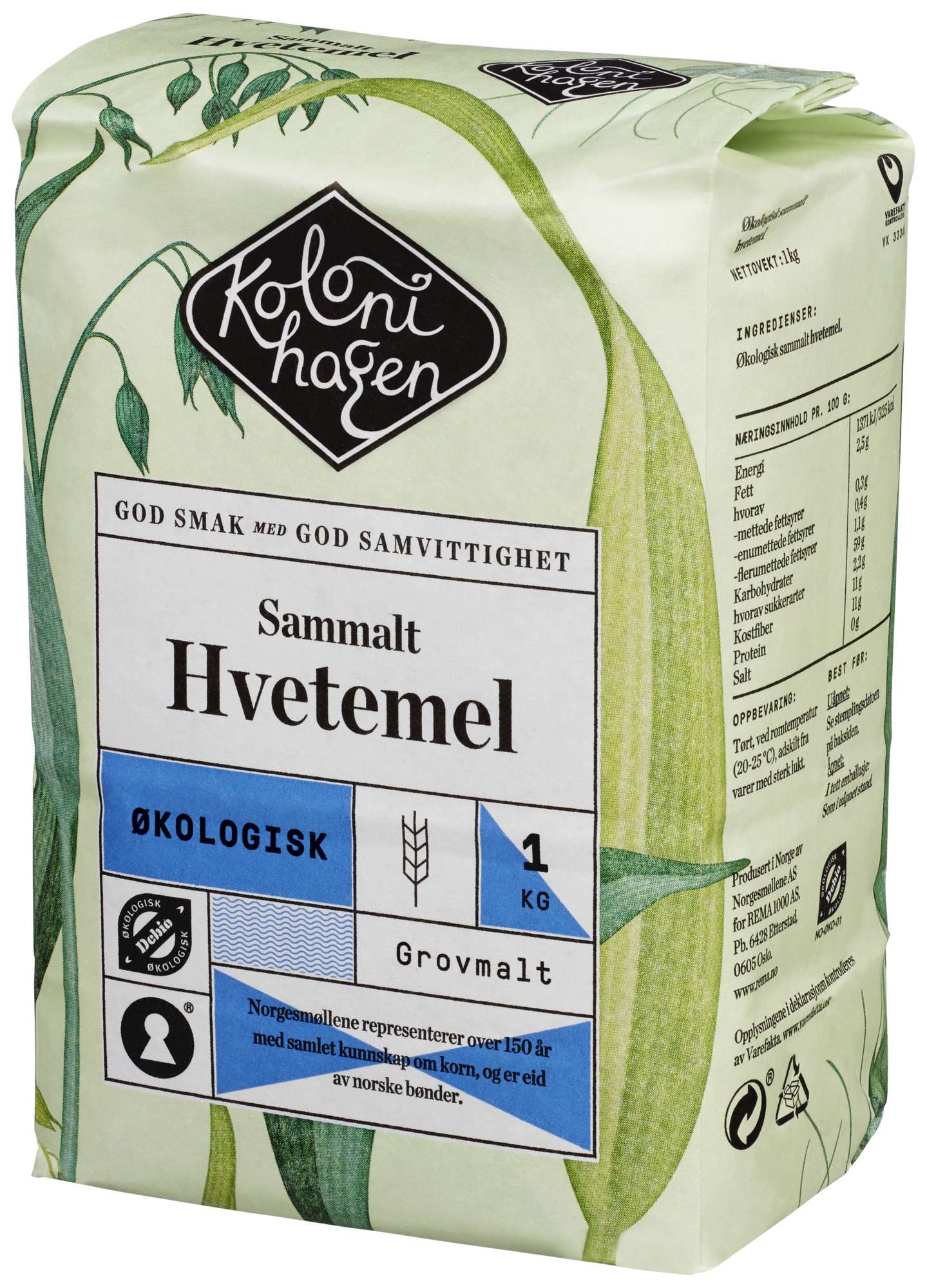 Wholemeal flour ecol. 1kg
