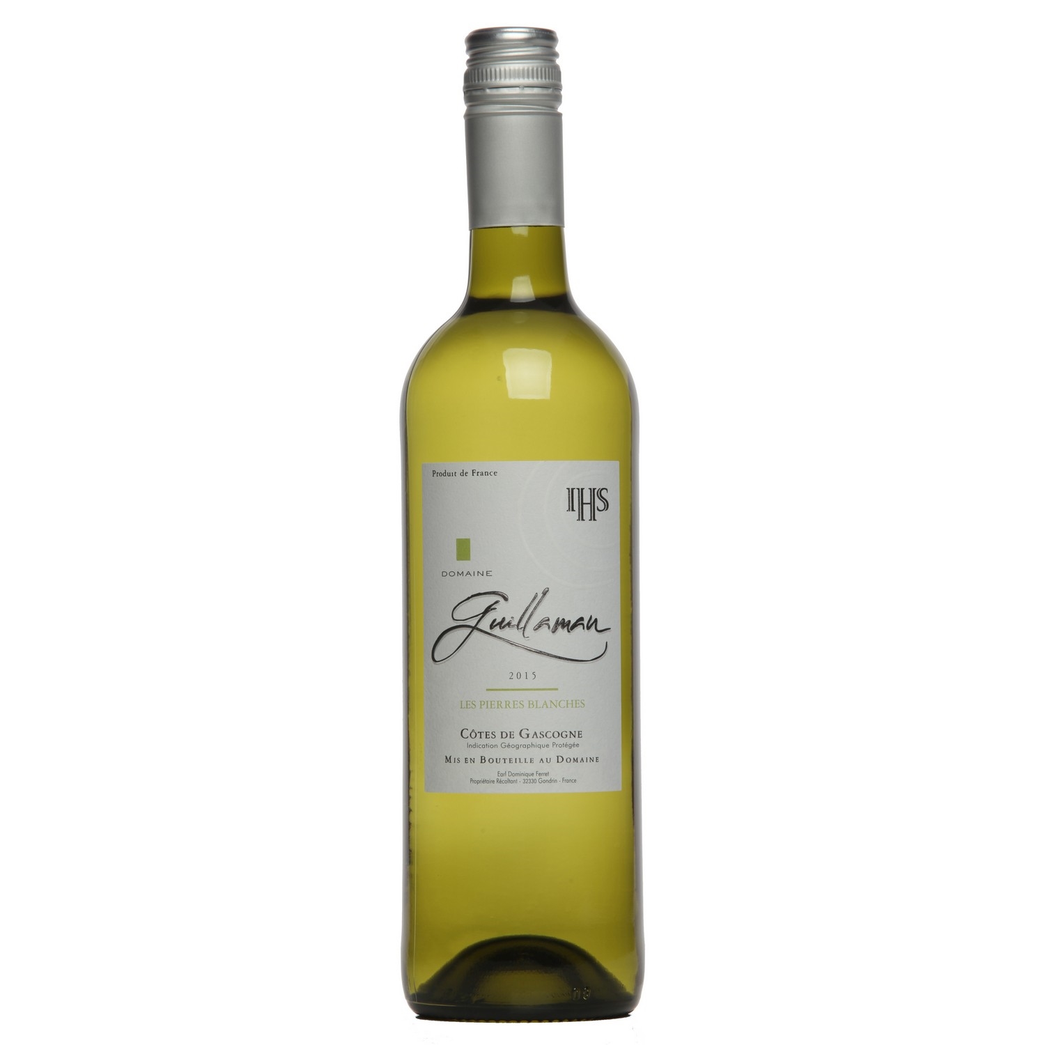 Dom. guillaman les pierres blanches 11,5% 75cl