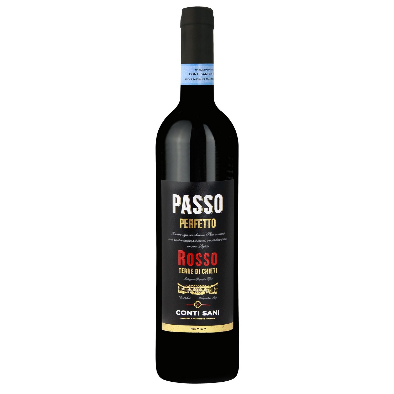 Passo perfetto rosso terre di chieti 14% 75cl