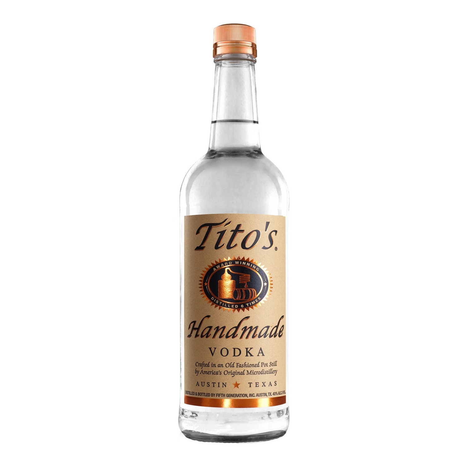 Tito s homemade vodka 40,0% 70cl