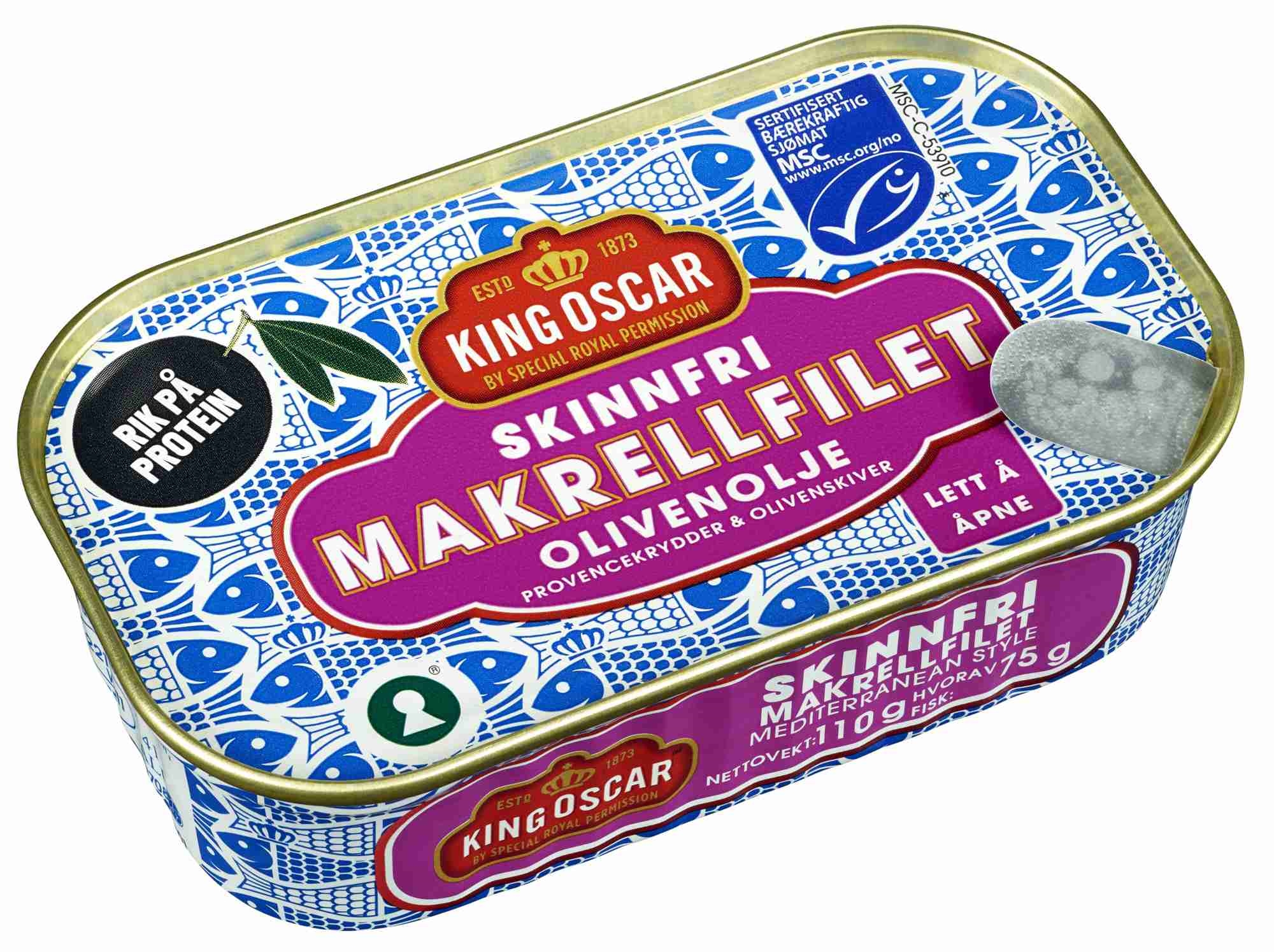 Makrell mediterrean style i olivenolje 110g