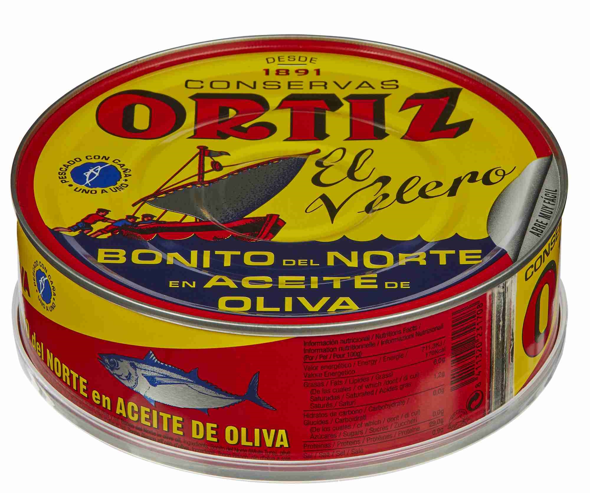 Hvit tunfisk i oliv.olje 600g