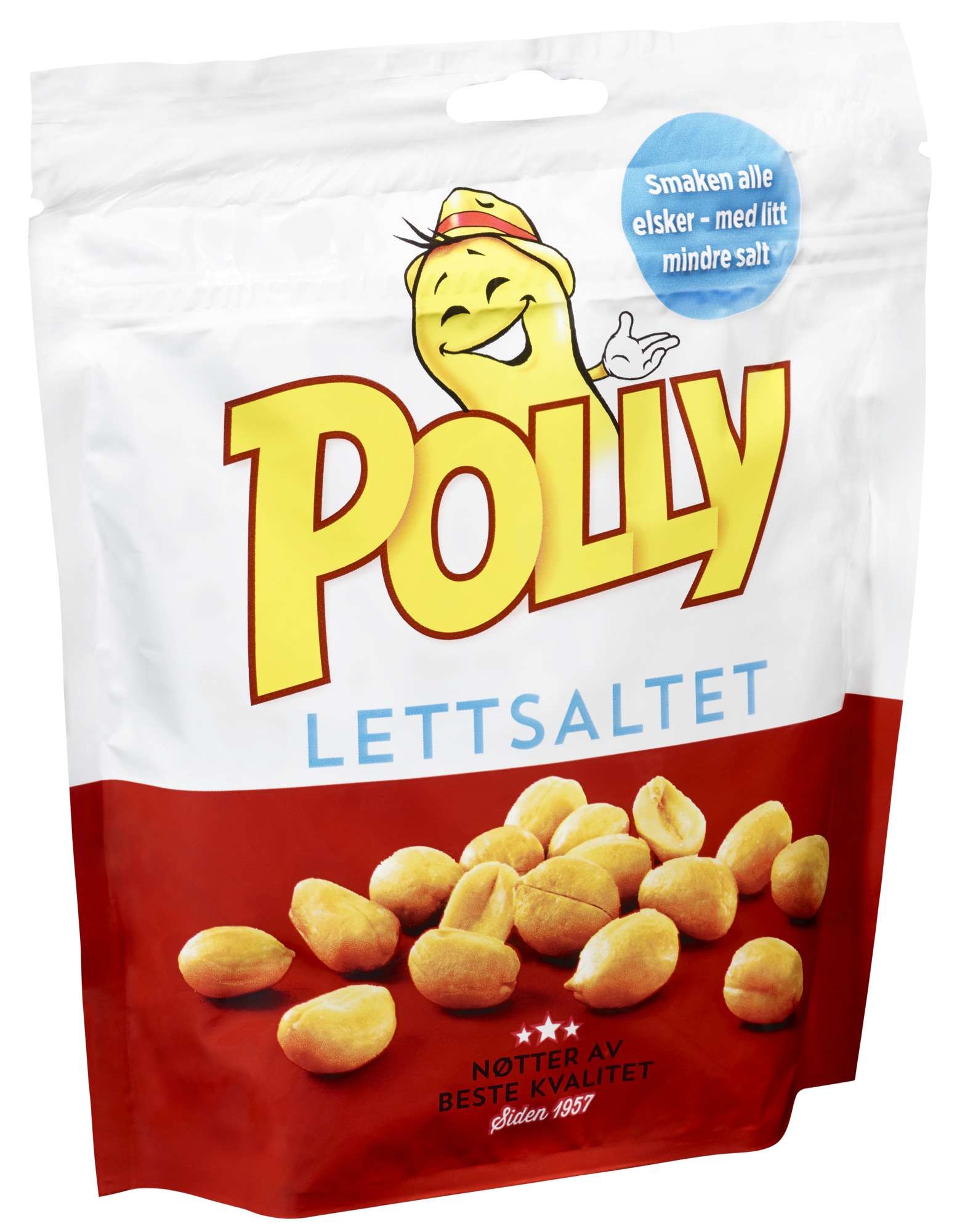 Polly peanøtter lettsaltet   300g