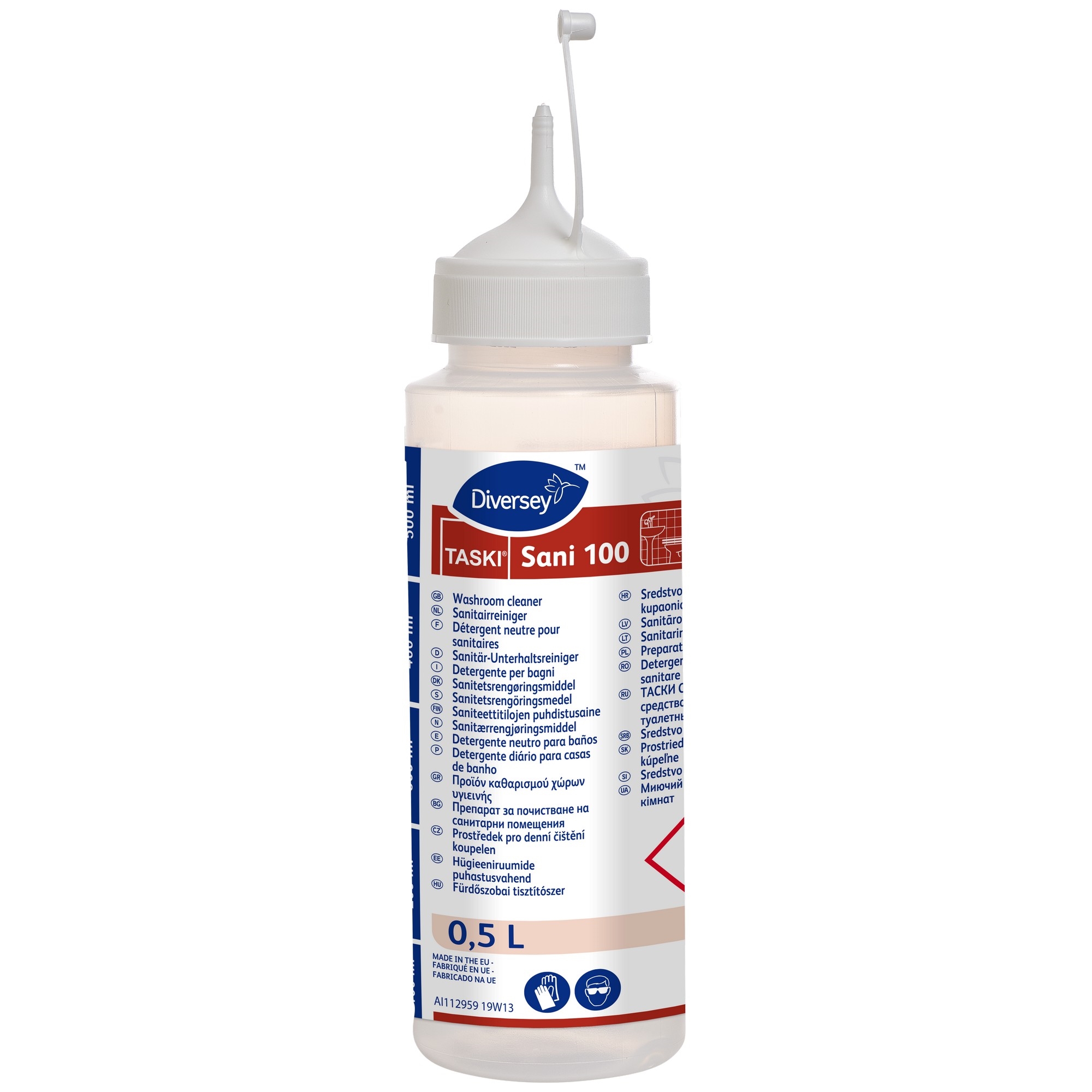 Doseringsflaske 0,5l sani 100    6stk