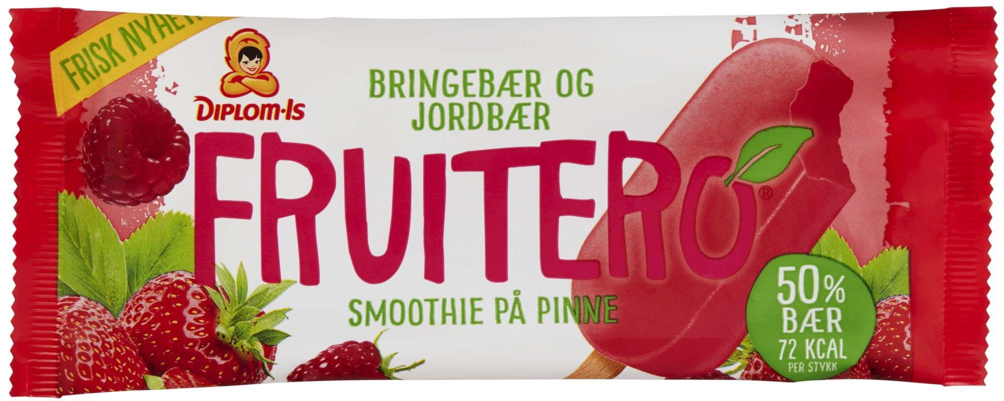 Fruitero bringebær & jordær 81ml