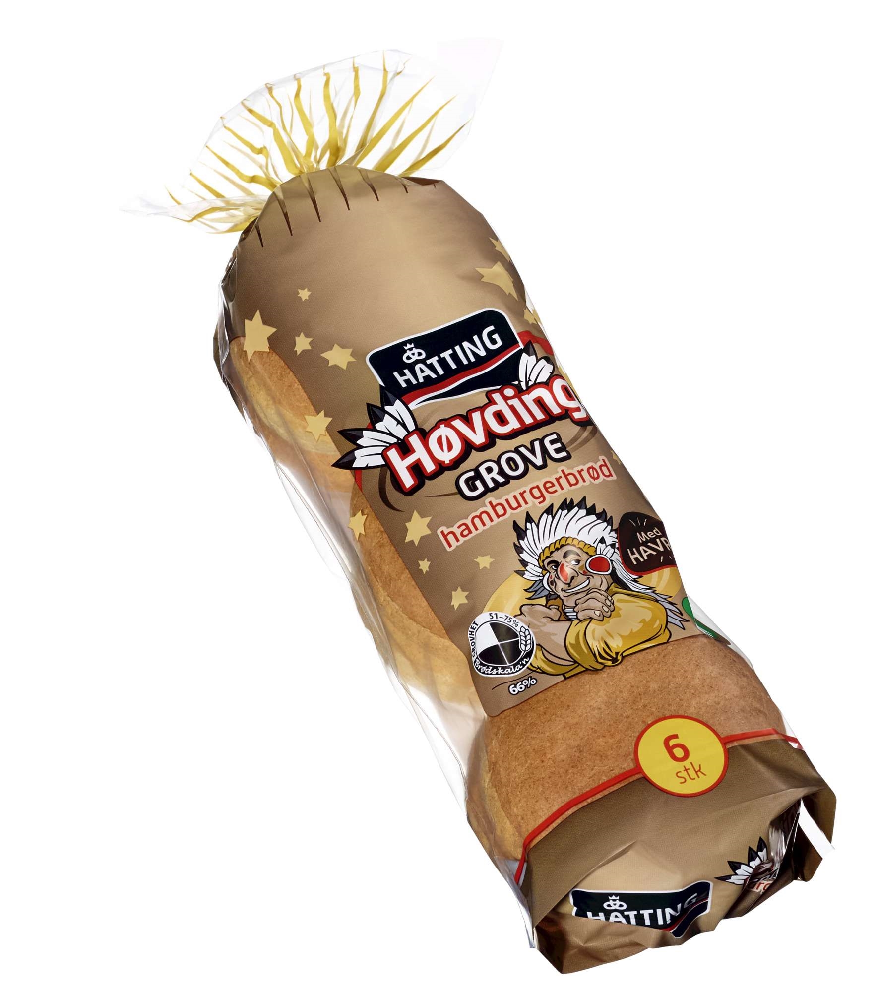 Høvding grove hamburgerbrød 378g