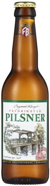 Fredrikstad pilsner fl   4,7%   24x33cl