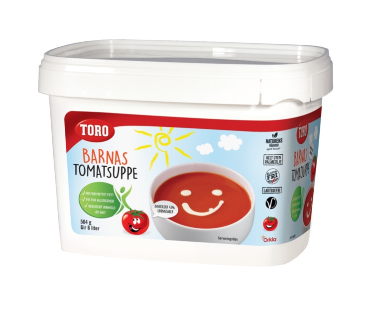 Barnas tomatsuppe 504g