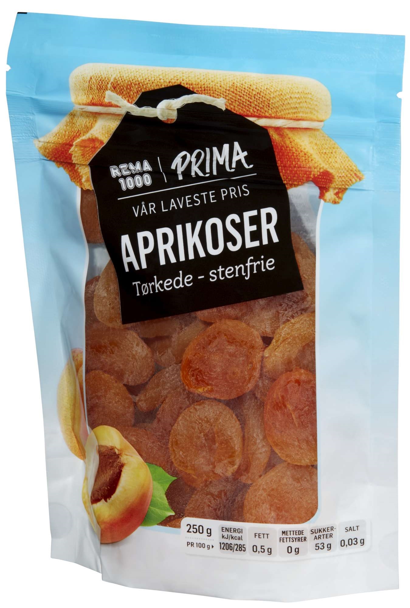 Tørkede aprikoser 250g