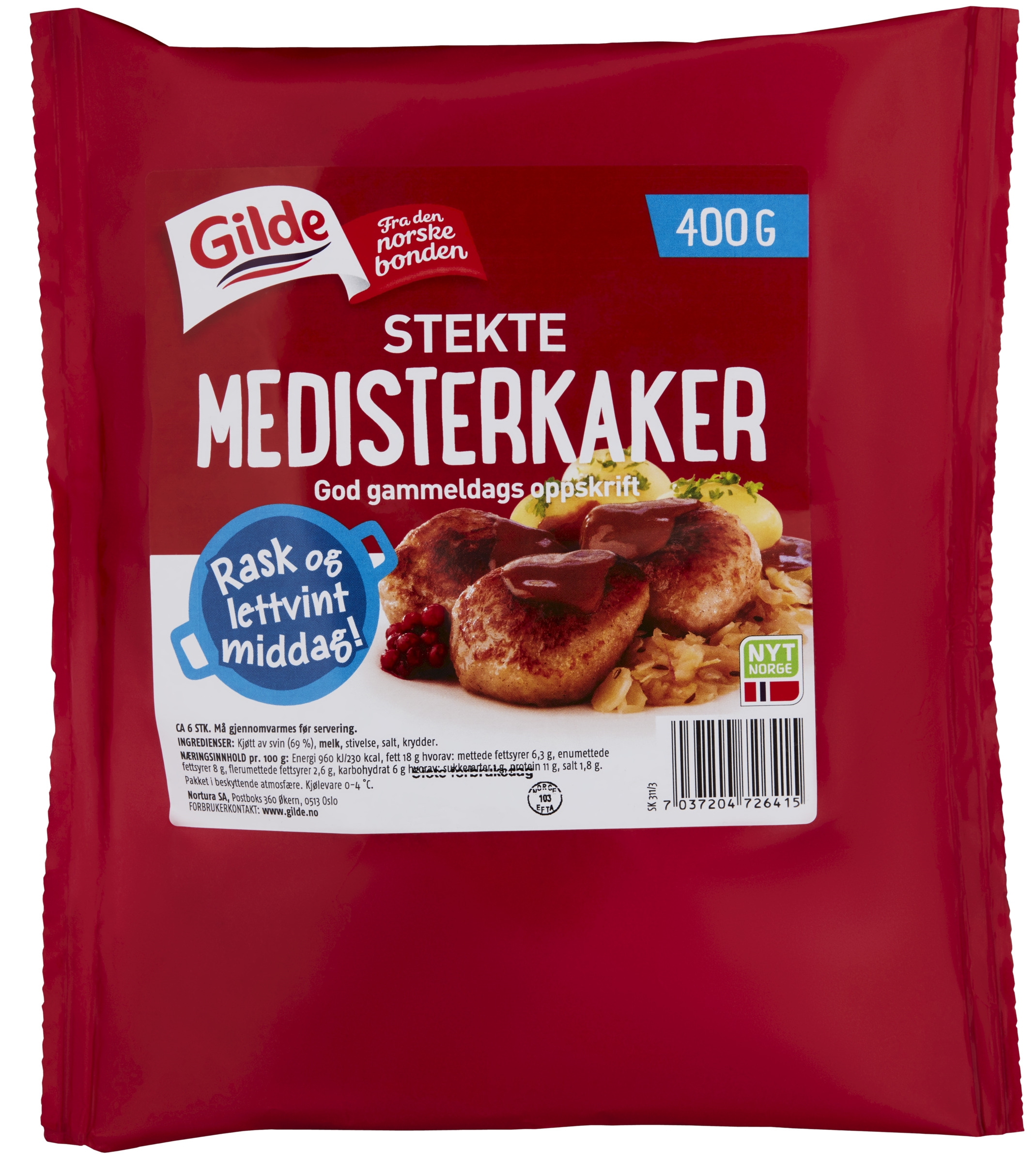 Medisterkaker   400g