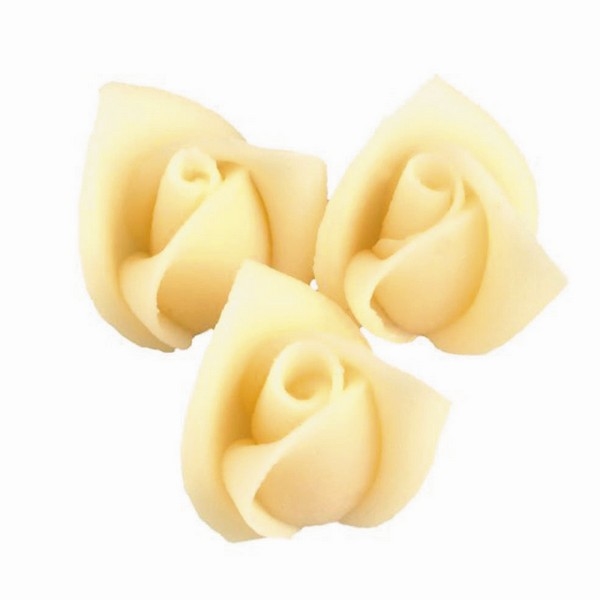 Marzipan roses white   28x11g