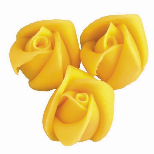 Marzipan roses yellow   28x11g