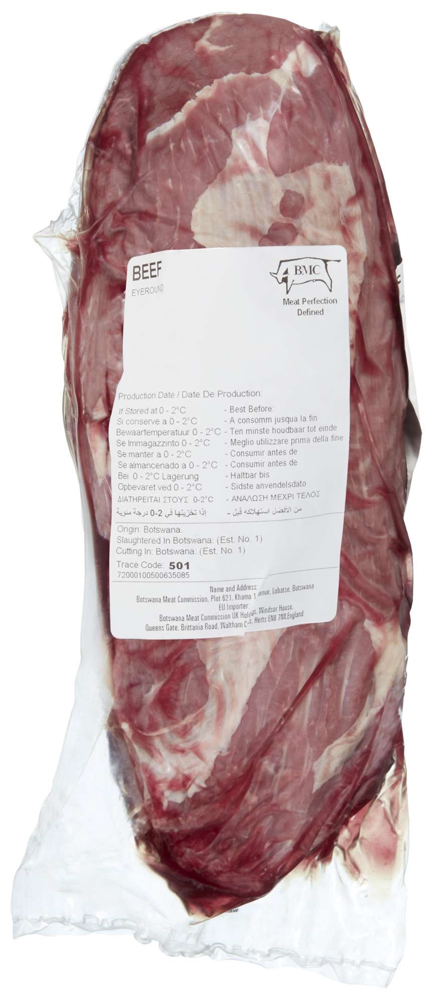 Storfe lårtunge 18xca1,1kg kg