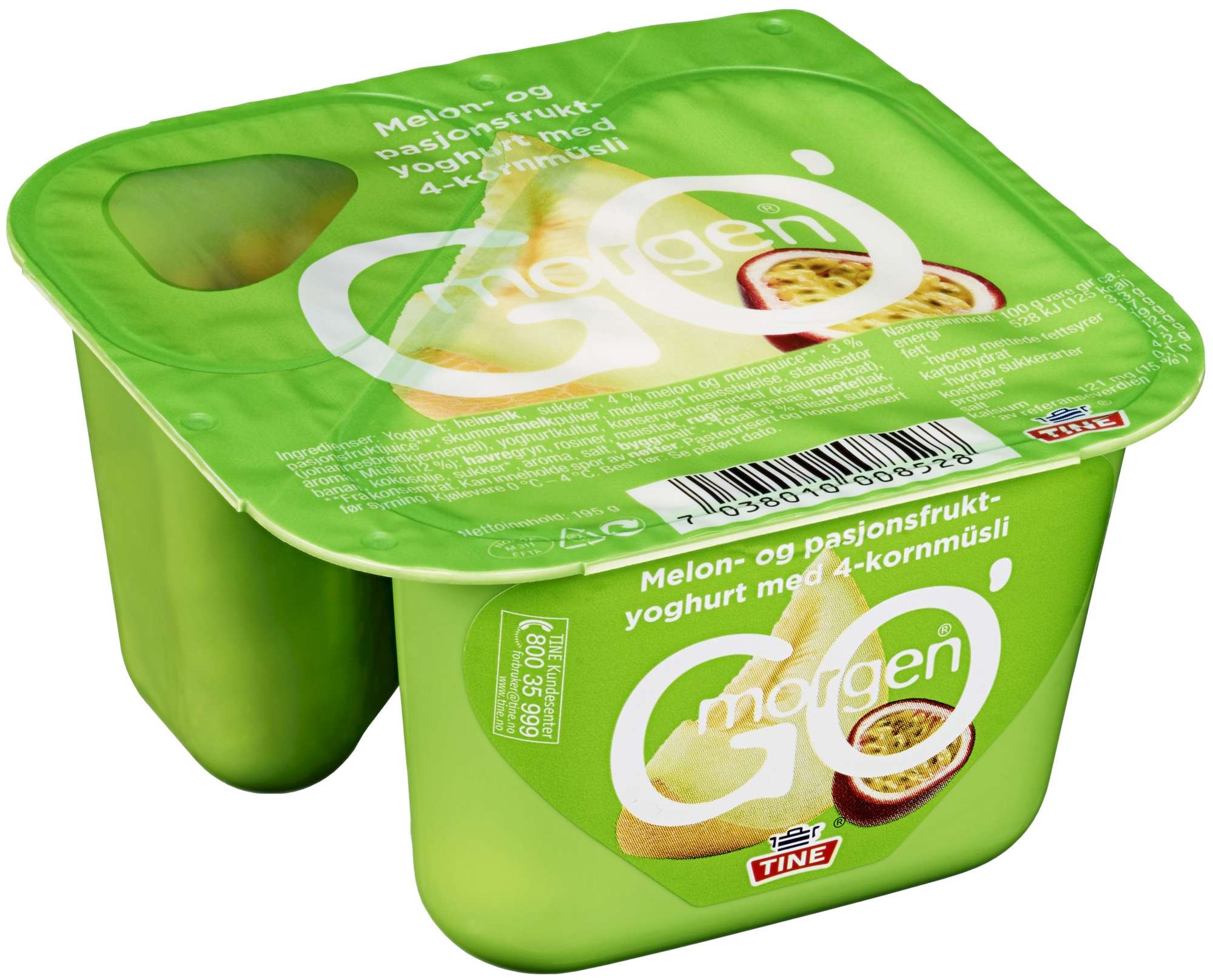 Yoghurt melon w/cereals    195g
