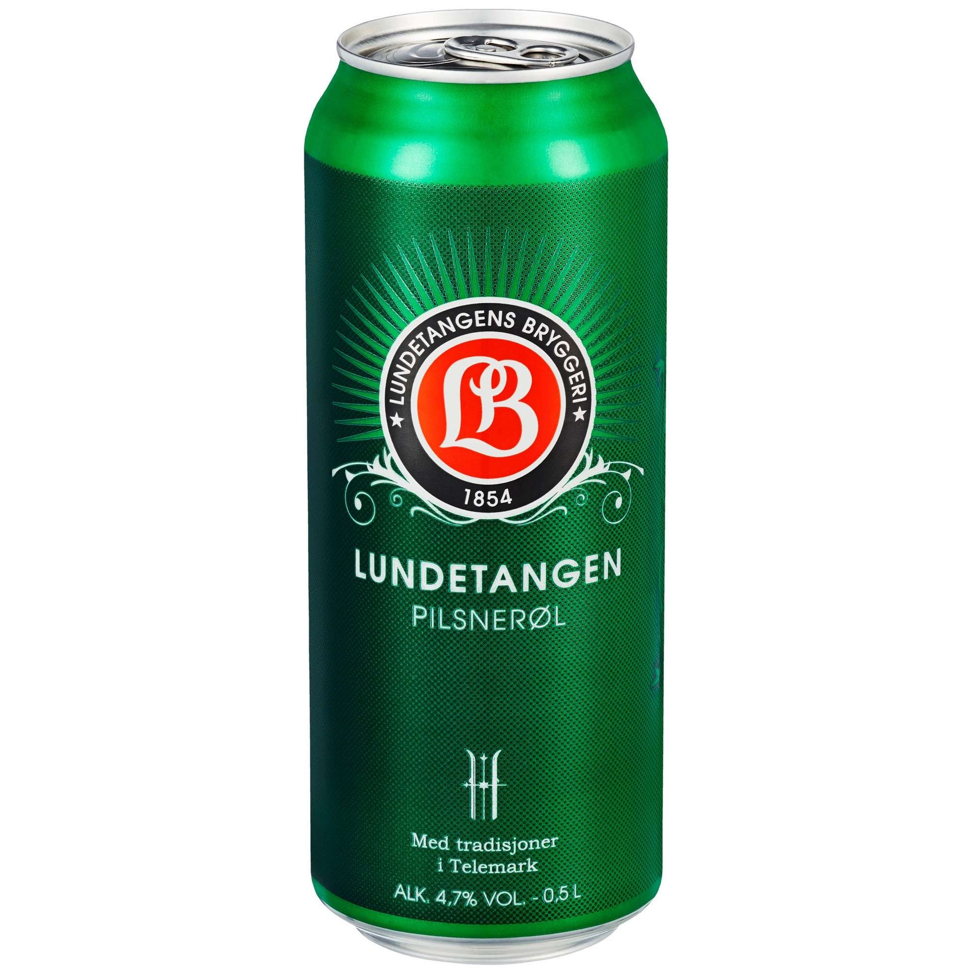 Lundetangen pilsnerøl bx 6-pk   4,7%  24x0,5l