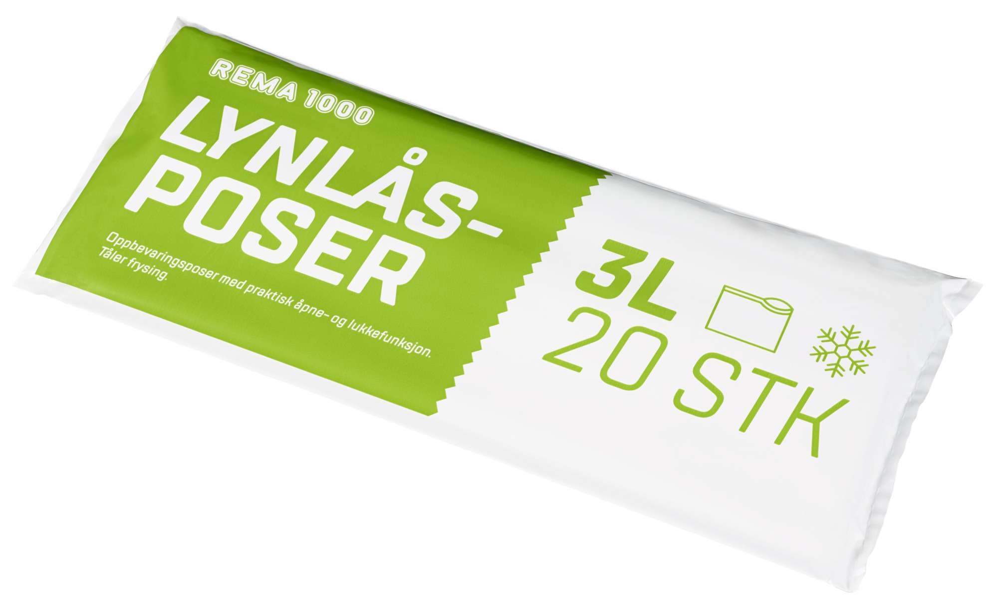 Lynlåspose 3l 20stk