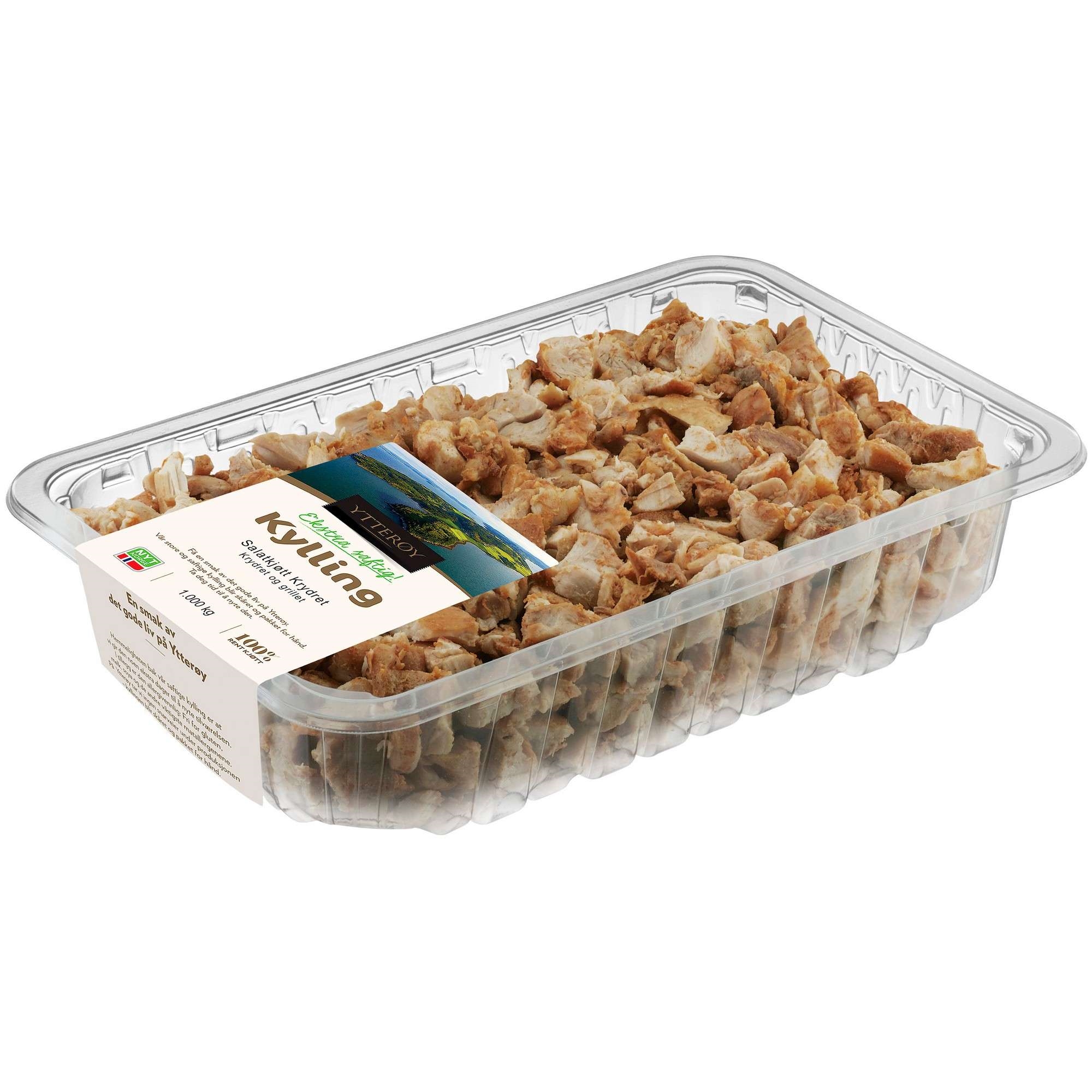 Kylling salatkjøtt krydret frys 1kg