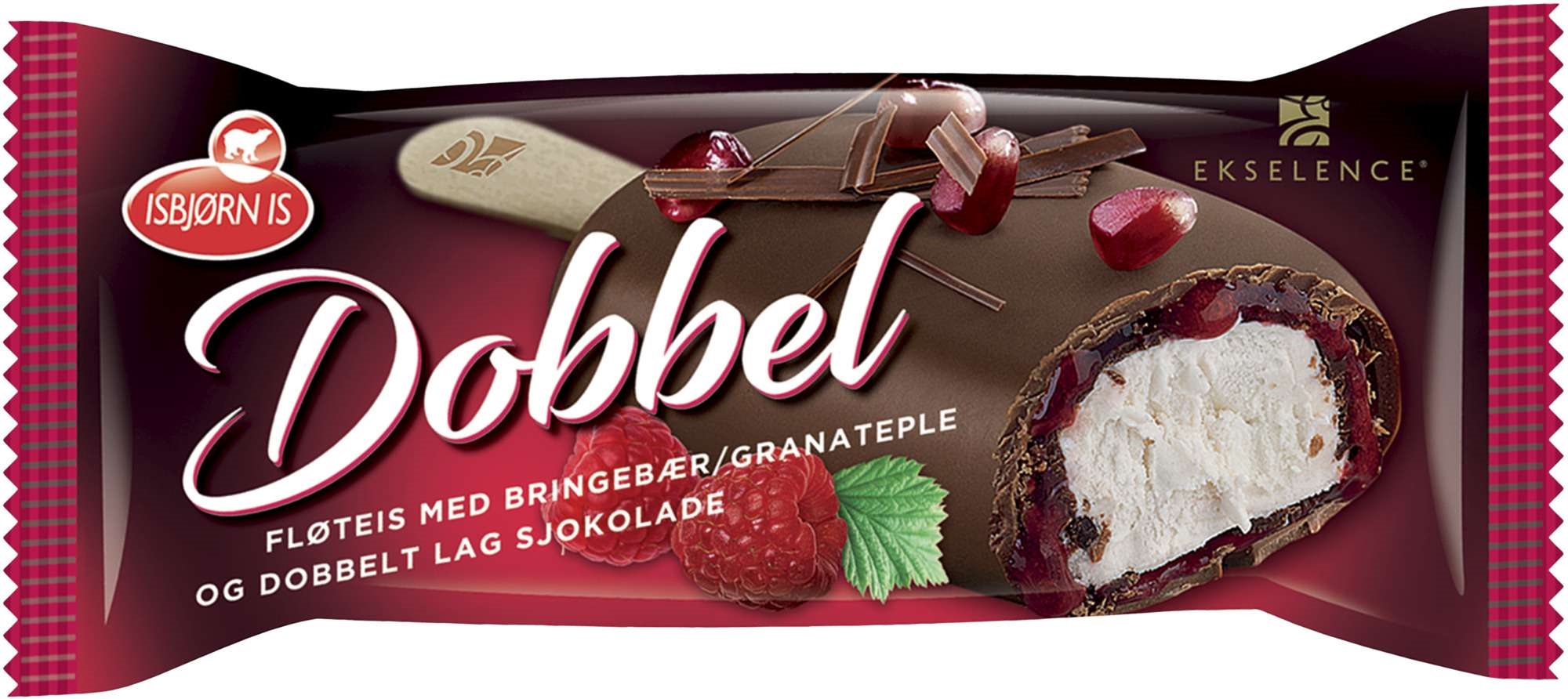 Ekselence dobbel bringebær/granateple  100ml