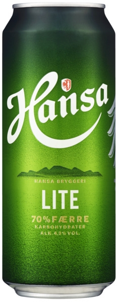 Hansa pilsner lite glutenfri bx   4,3%   24x50cl