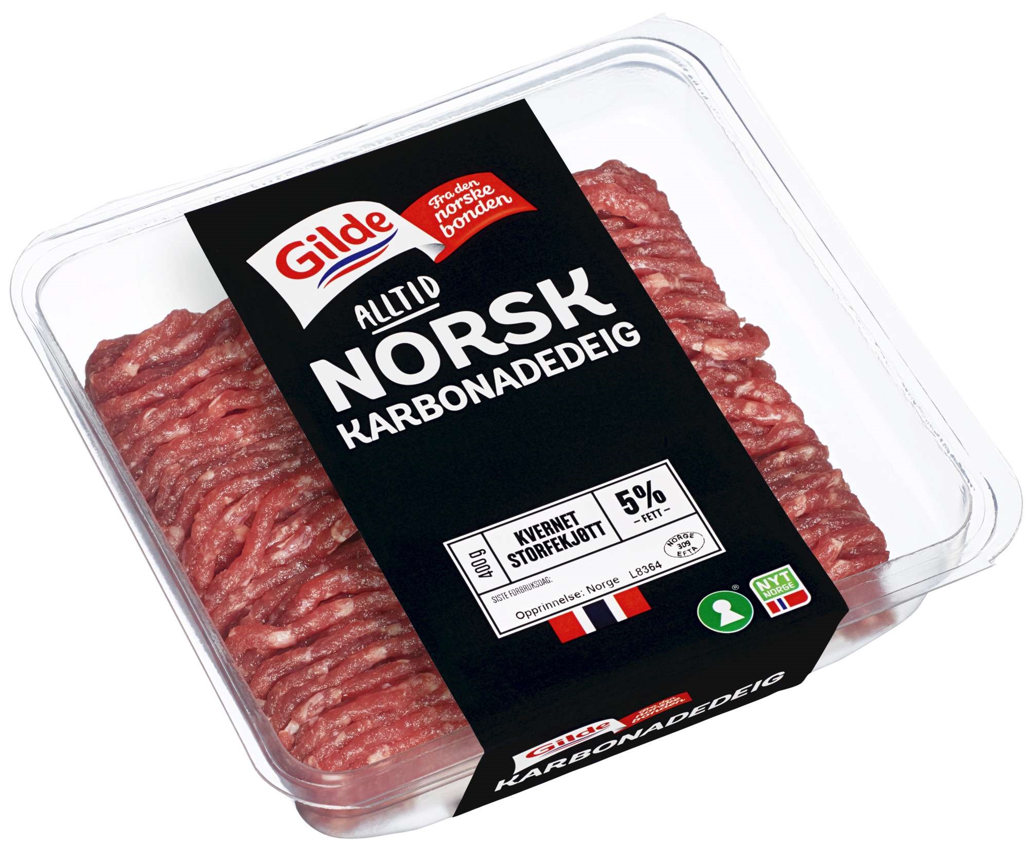 Karbonadedeig 5% 400g