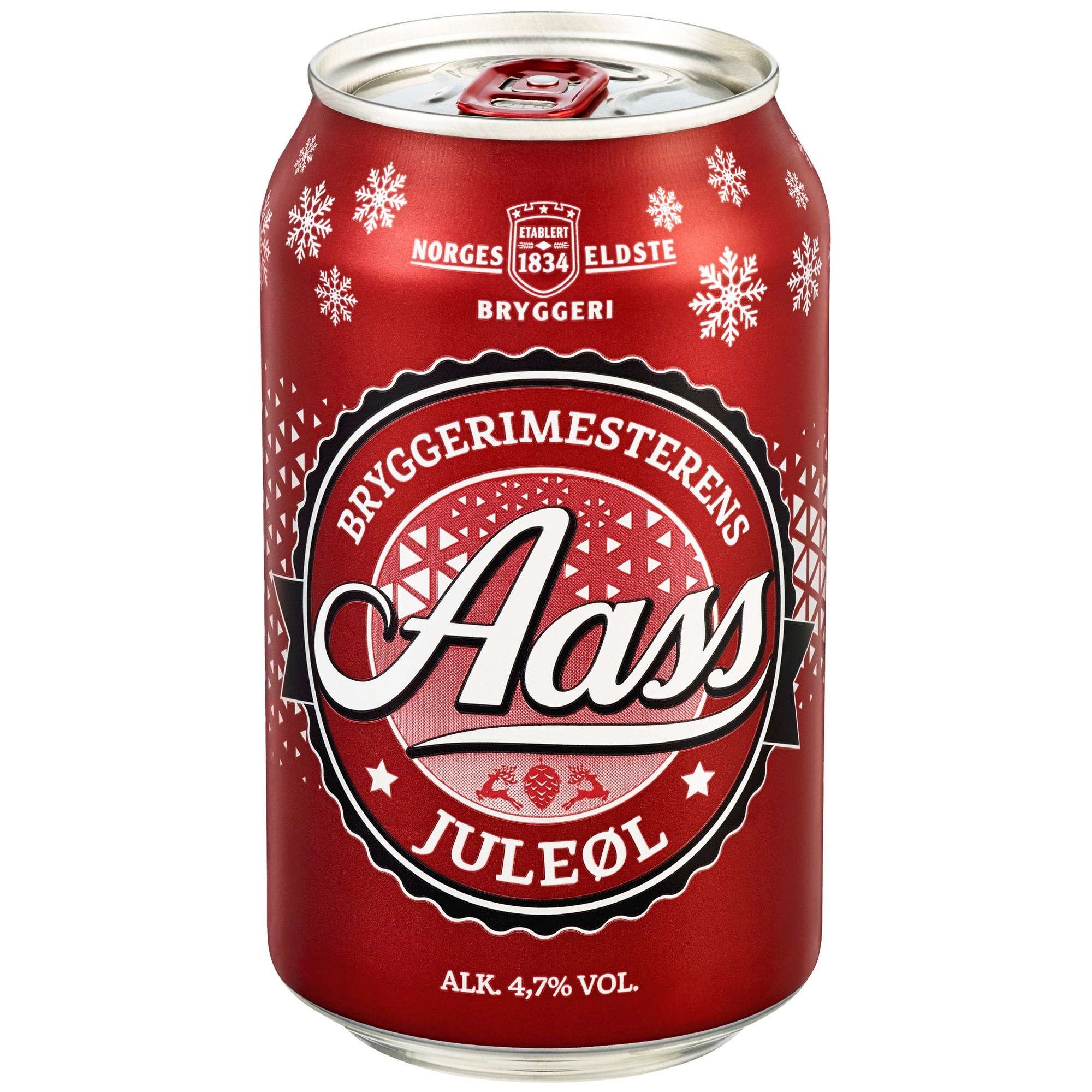 Aass bryggerimesterens juleøl   4,7%   24x33cl