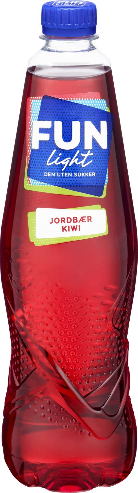 Fun light jordbær kiwi   0,8l