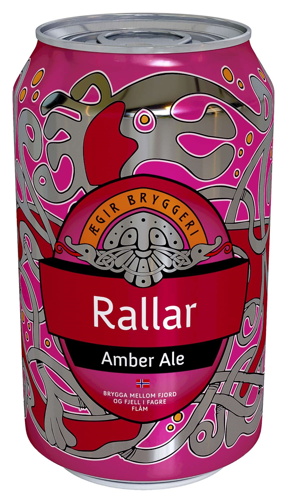 Ægir rallar amber ale bx 4,7% 24x33cl