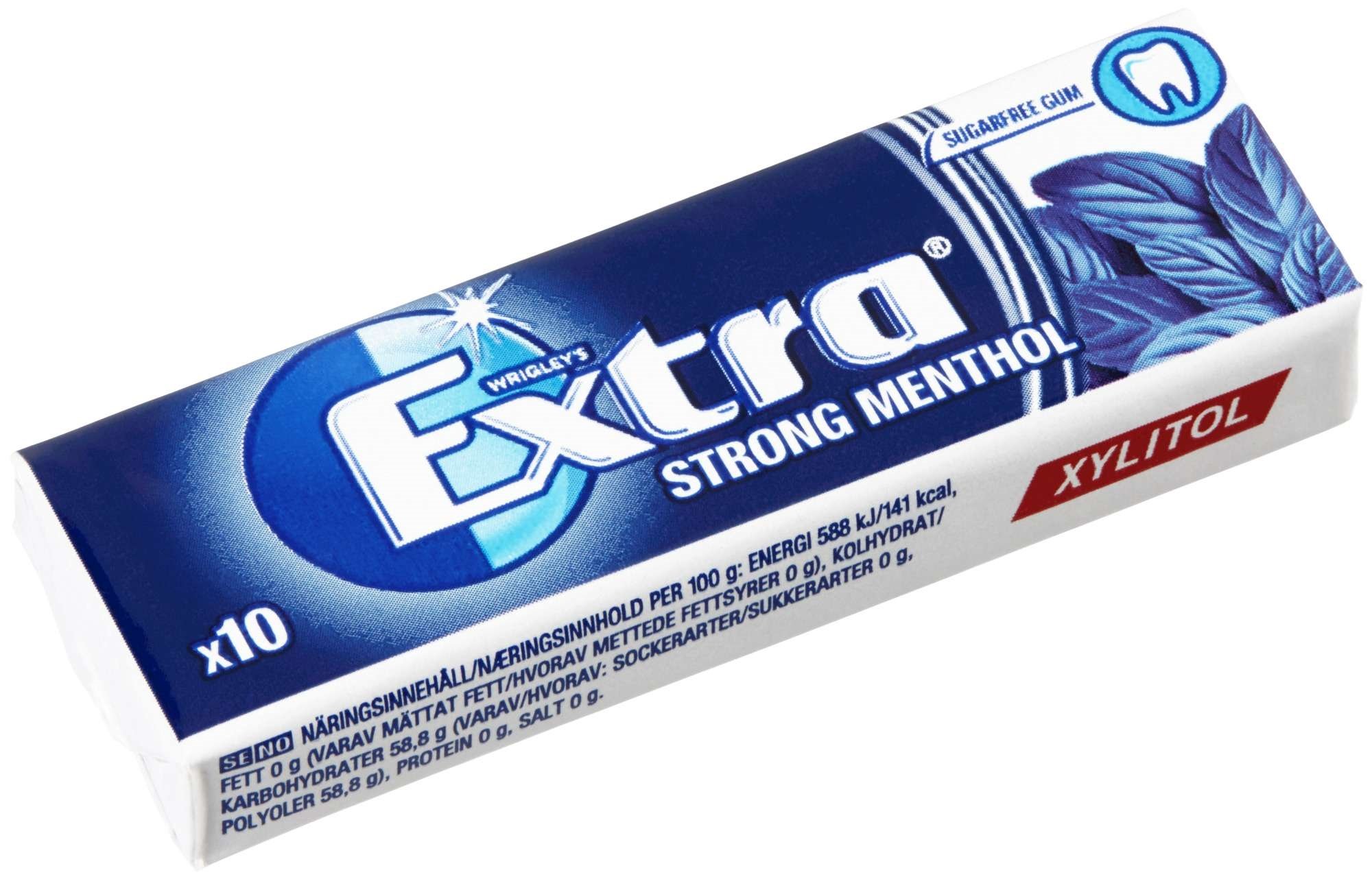 Extra strong menthol tyggegummi  14g
