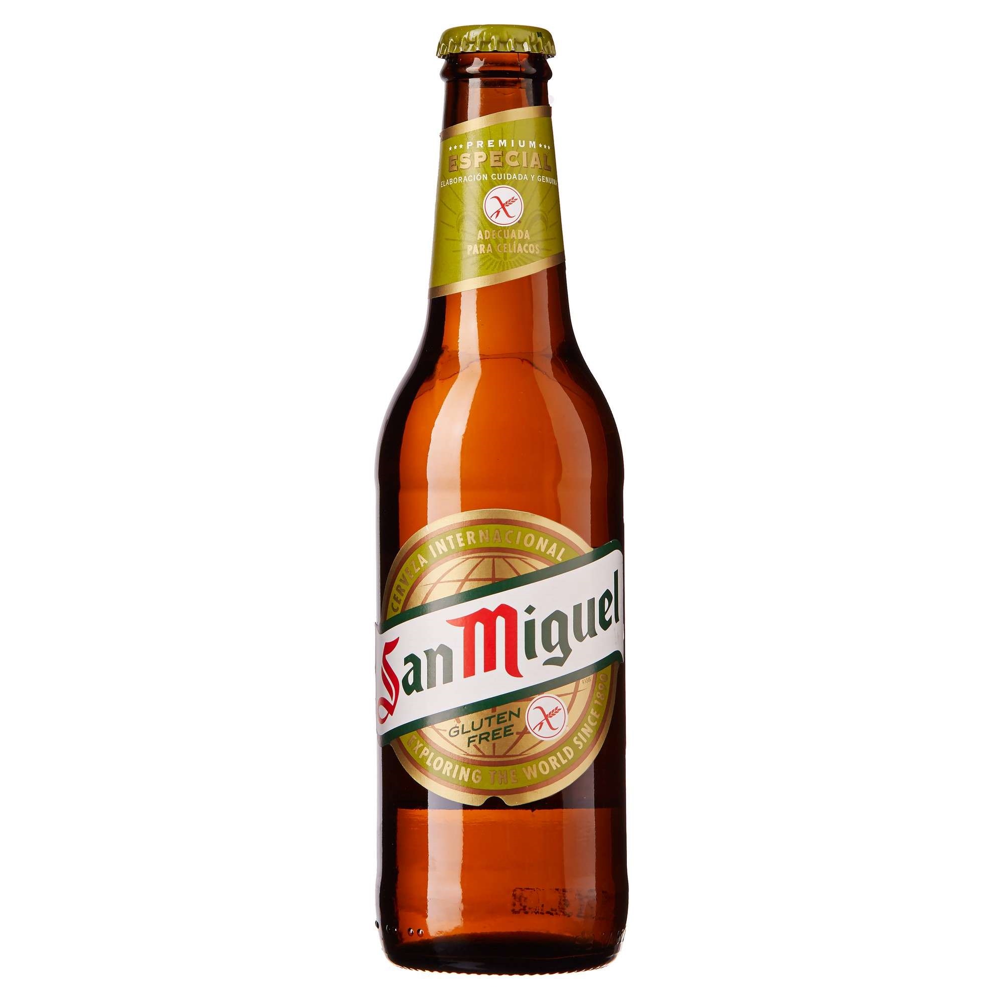 San miguel gluten free   5,4%   24x33cl
