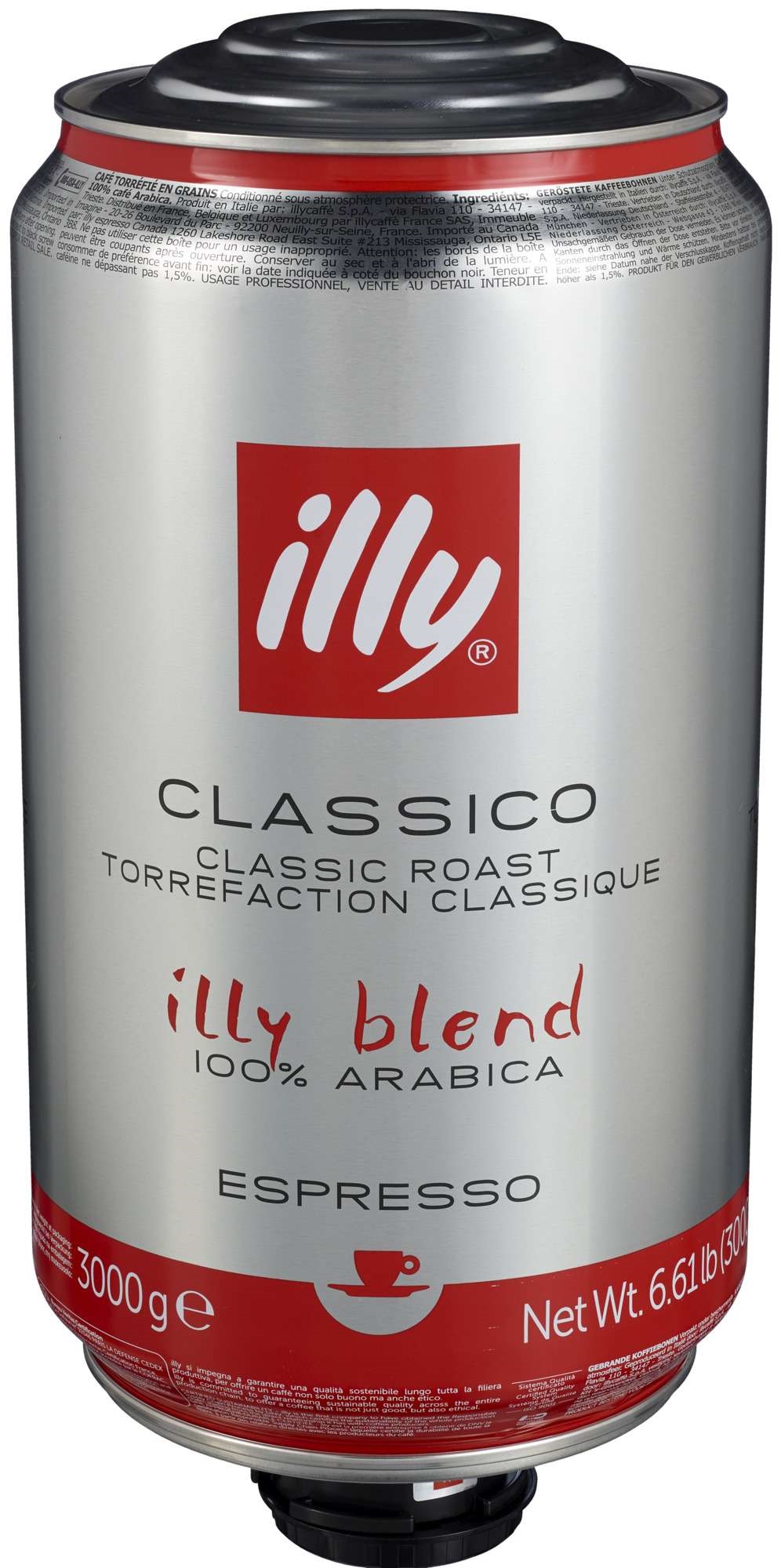 Illy espressokaffe hel   3kg