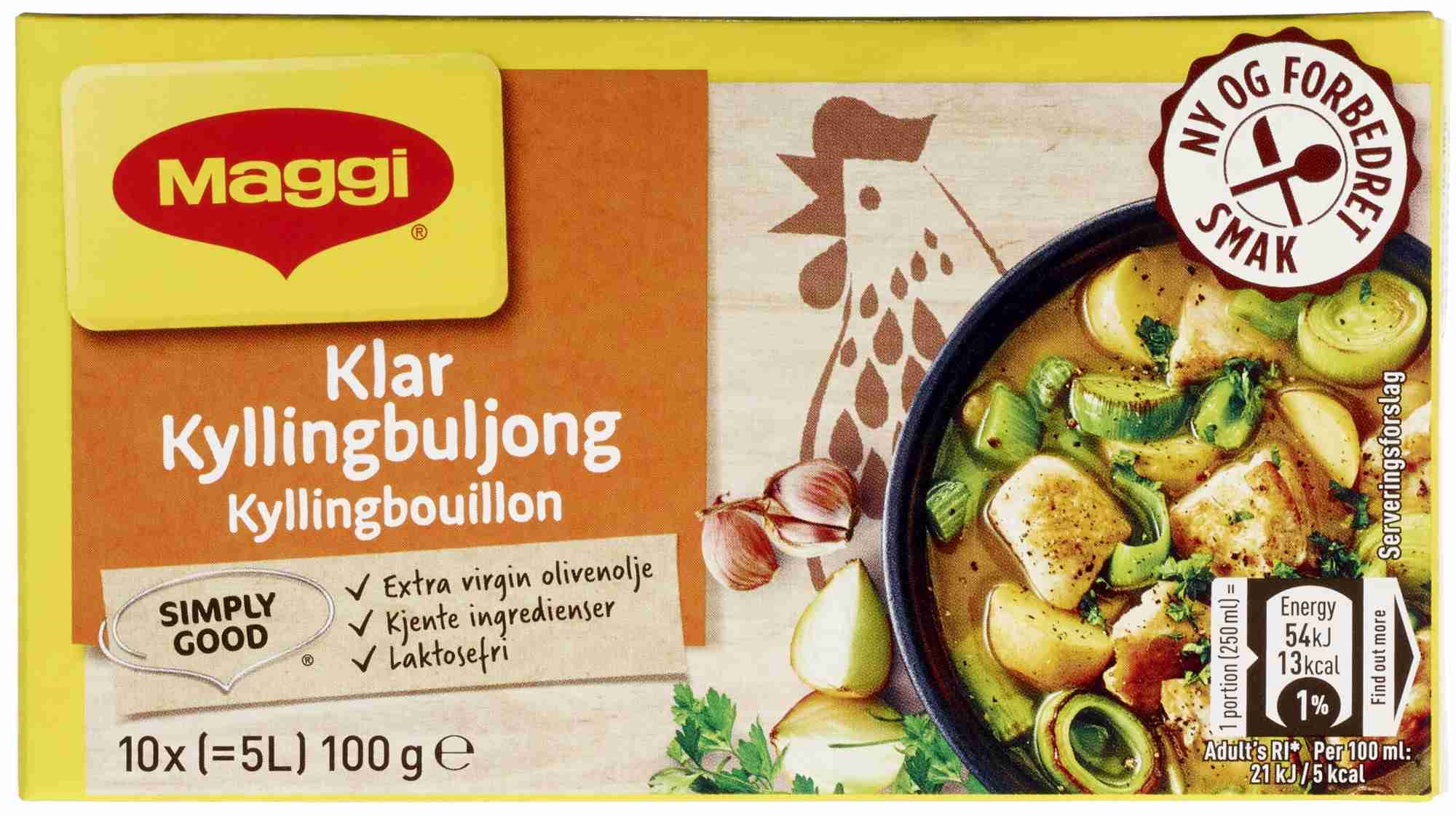 Maggi klar kyllingbuljong 5l 100g