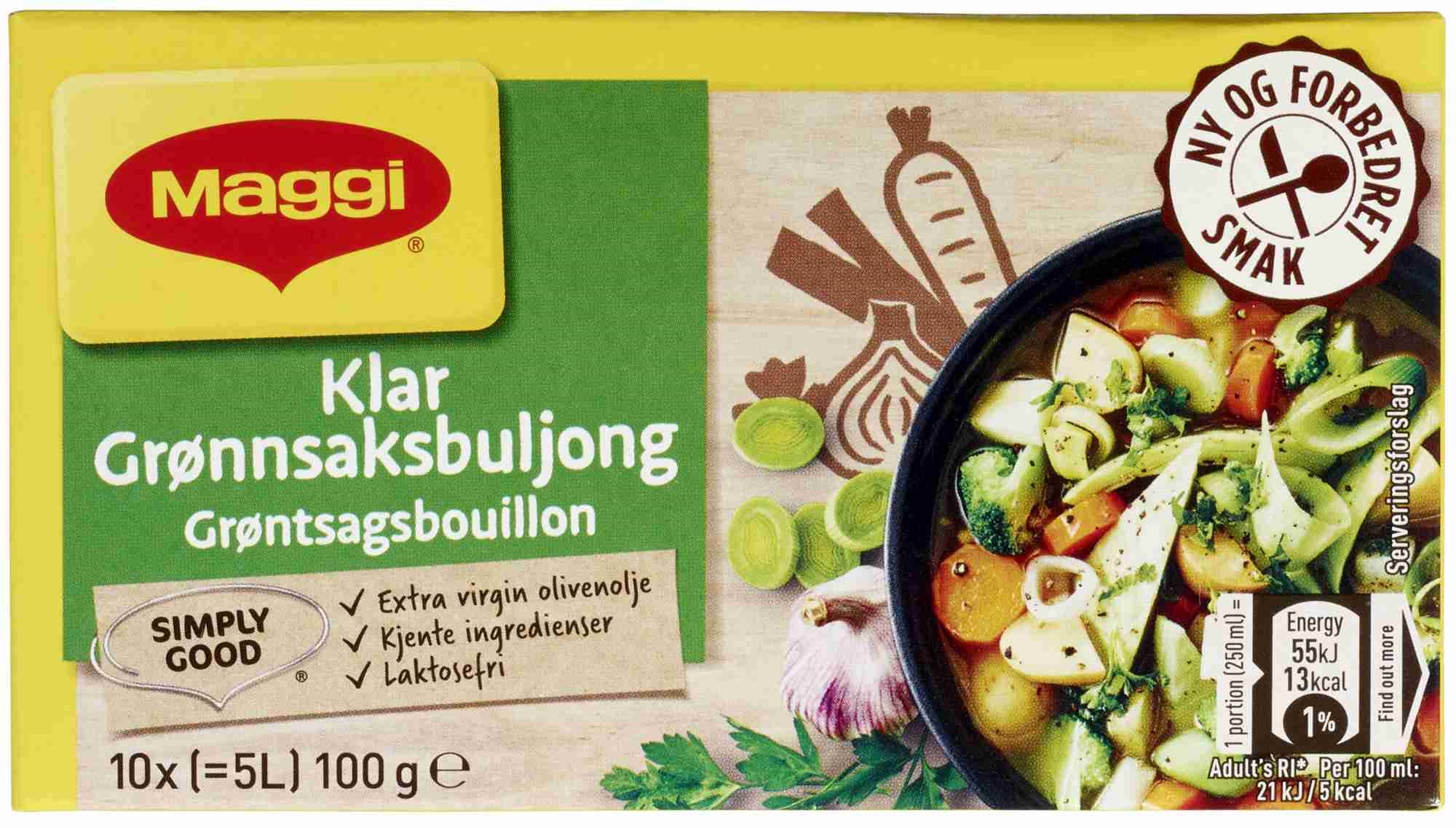 Maggi klar grønnsaksbuljong 100g