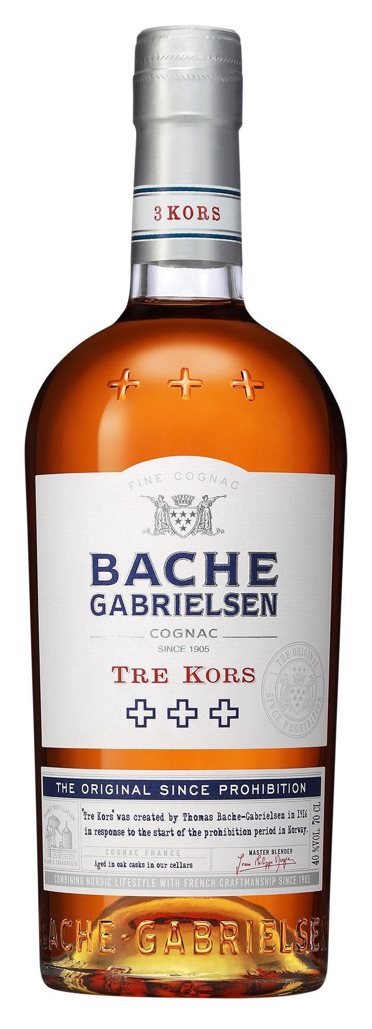 Bache gabrielsen 3 kors 40% 70cl