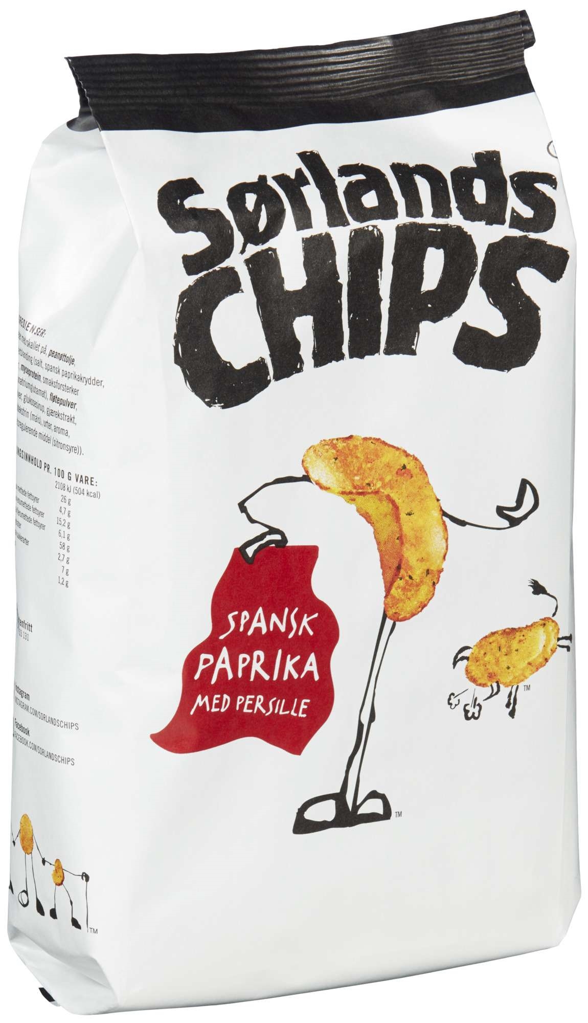 Crisps spanish paprika 195g