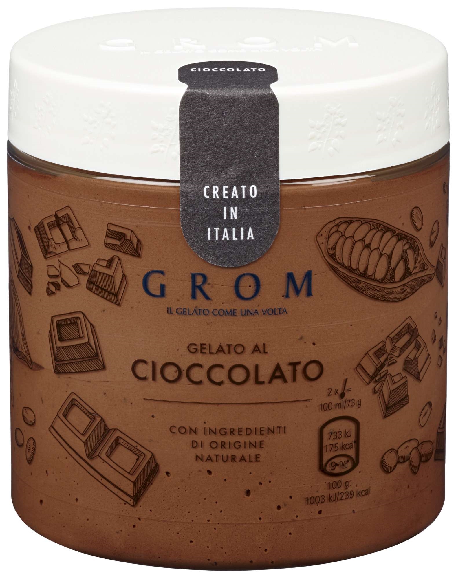 Grom dessert ice cream chokolate  460ml