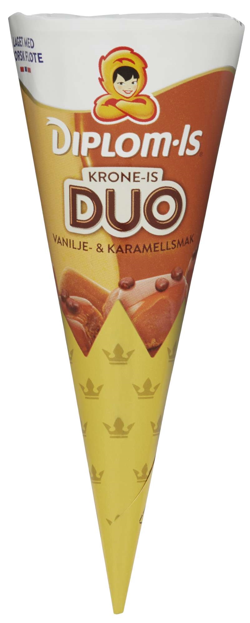 Krone-is duo karamell 125ml