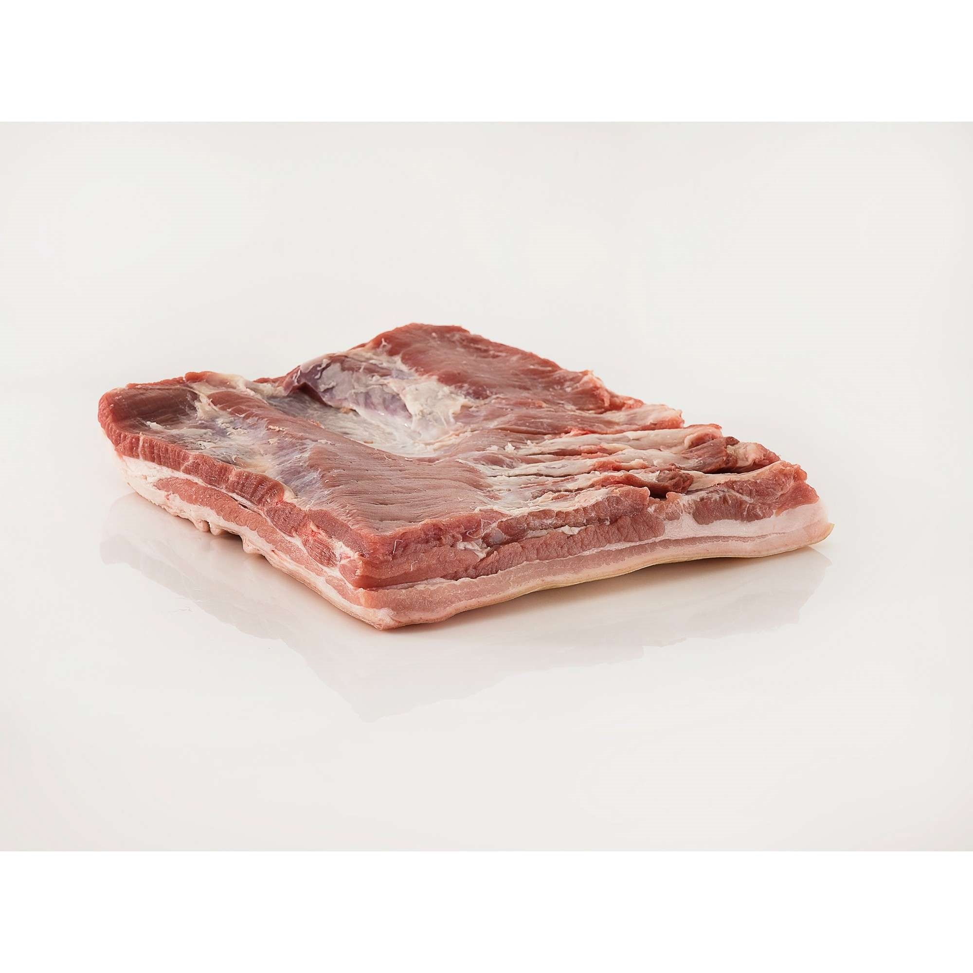 Pork belly w/o bones or rind   kg