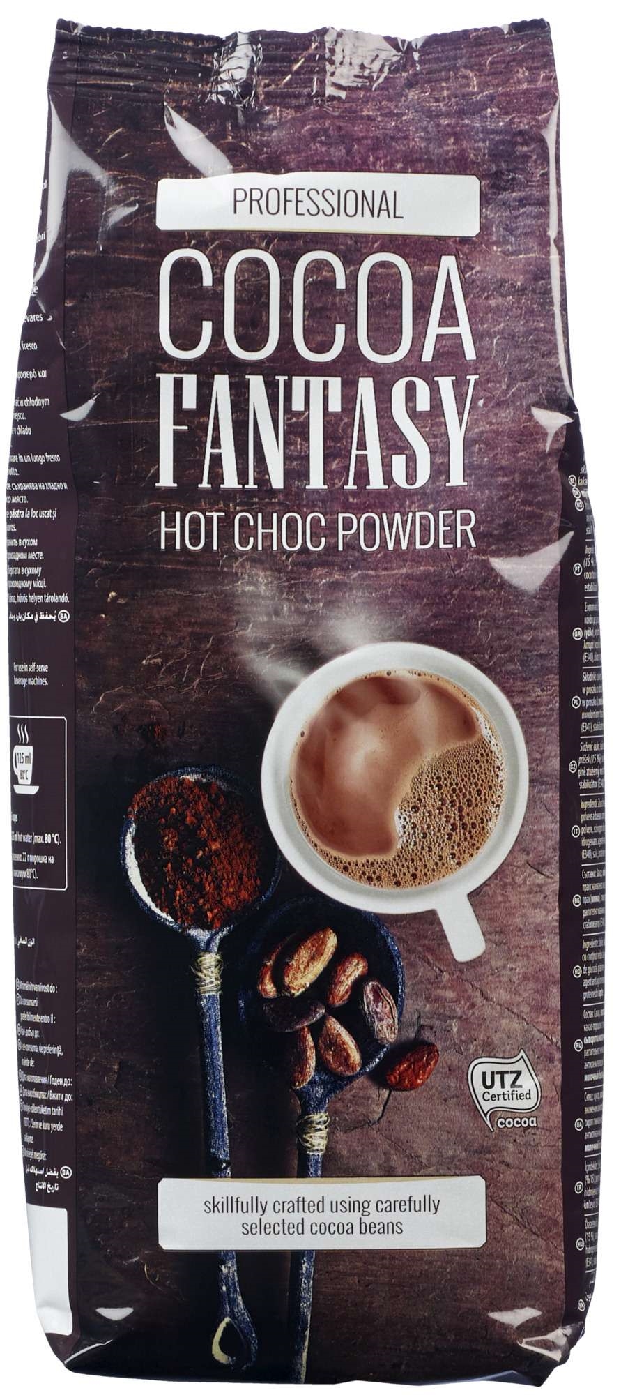Cocoa fantasy hot choc pulver utz 1kg
