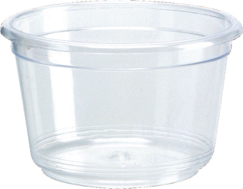 Smørskål 30ml hvit plast 2400stk