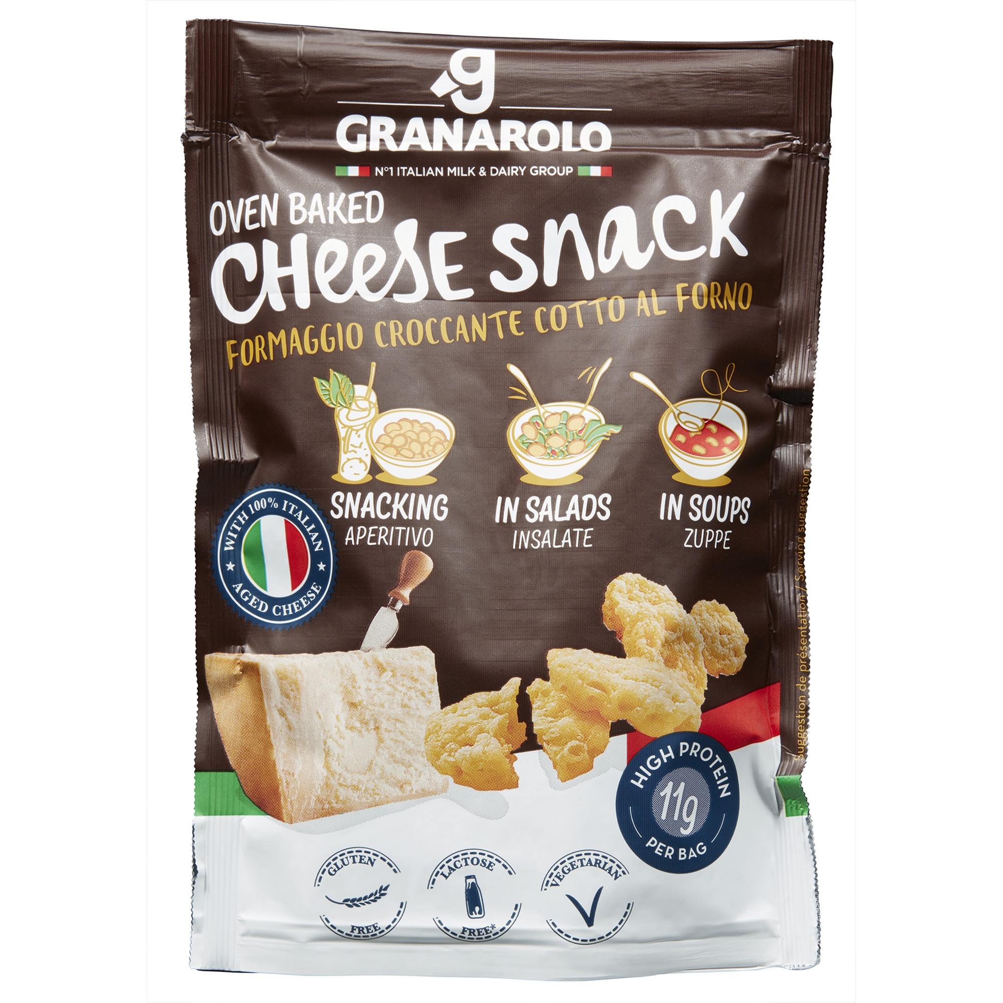 Oste snack naturell 24g