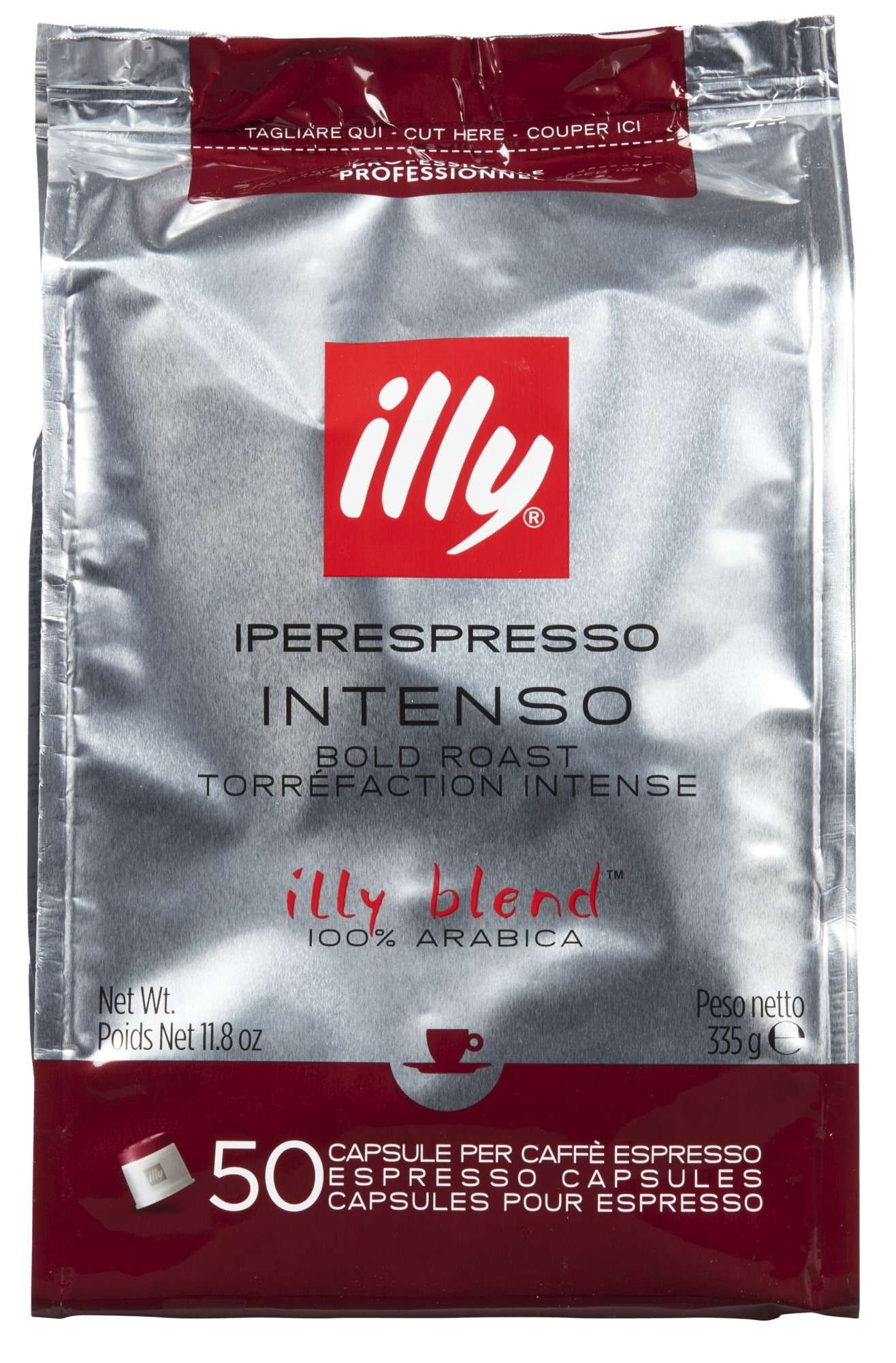 Illy espresso kapsel intenso 6x50stk 300stk