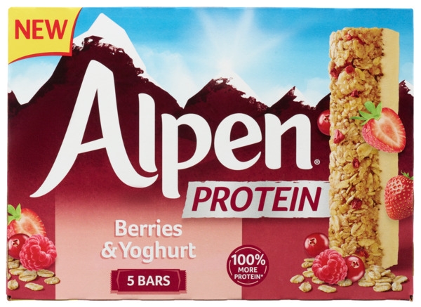 Protein berries&yoghurt bars 5pk  170g